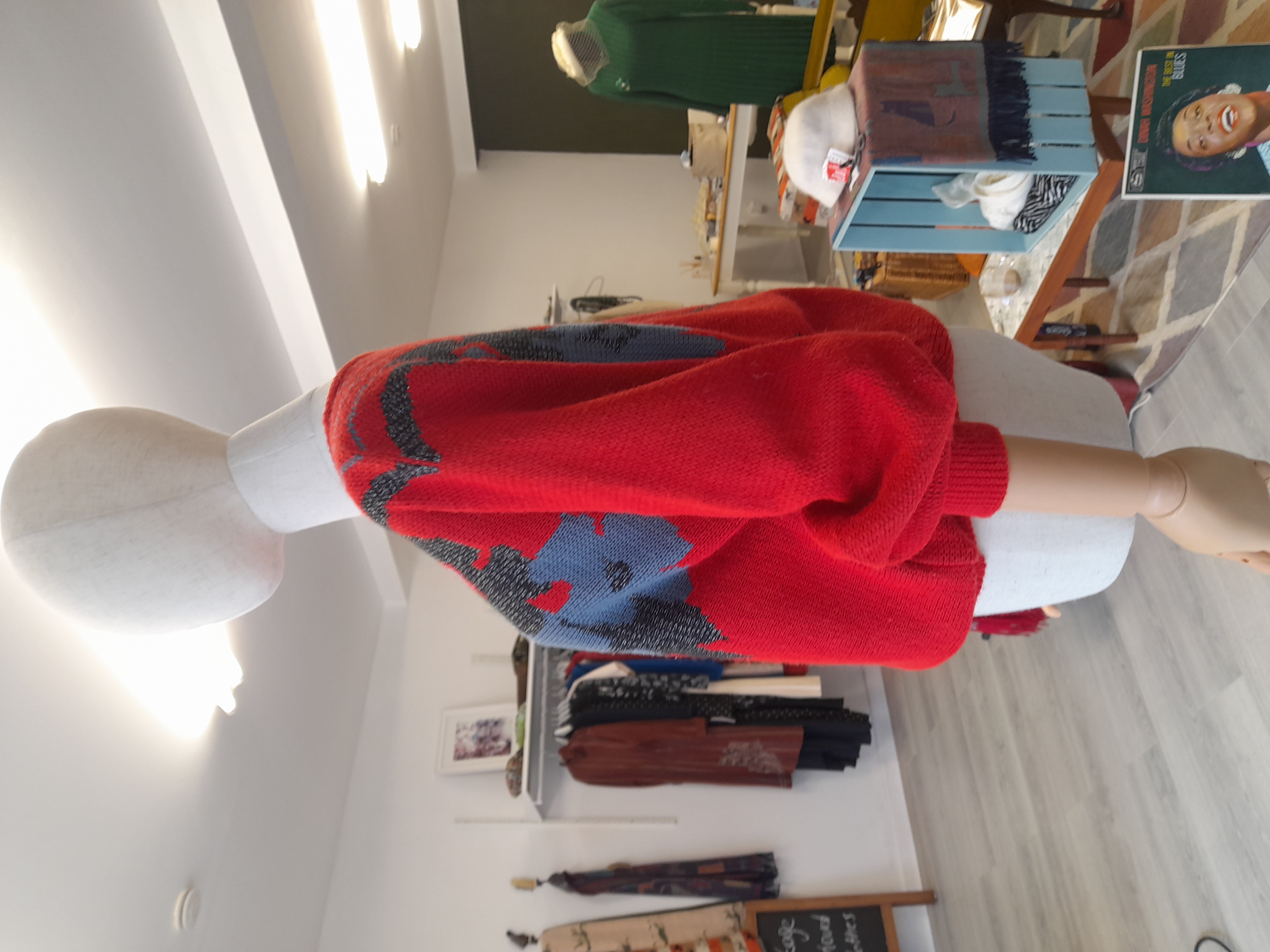 Vintage Red Jumper, Size M  