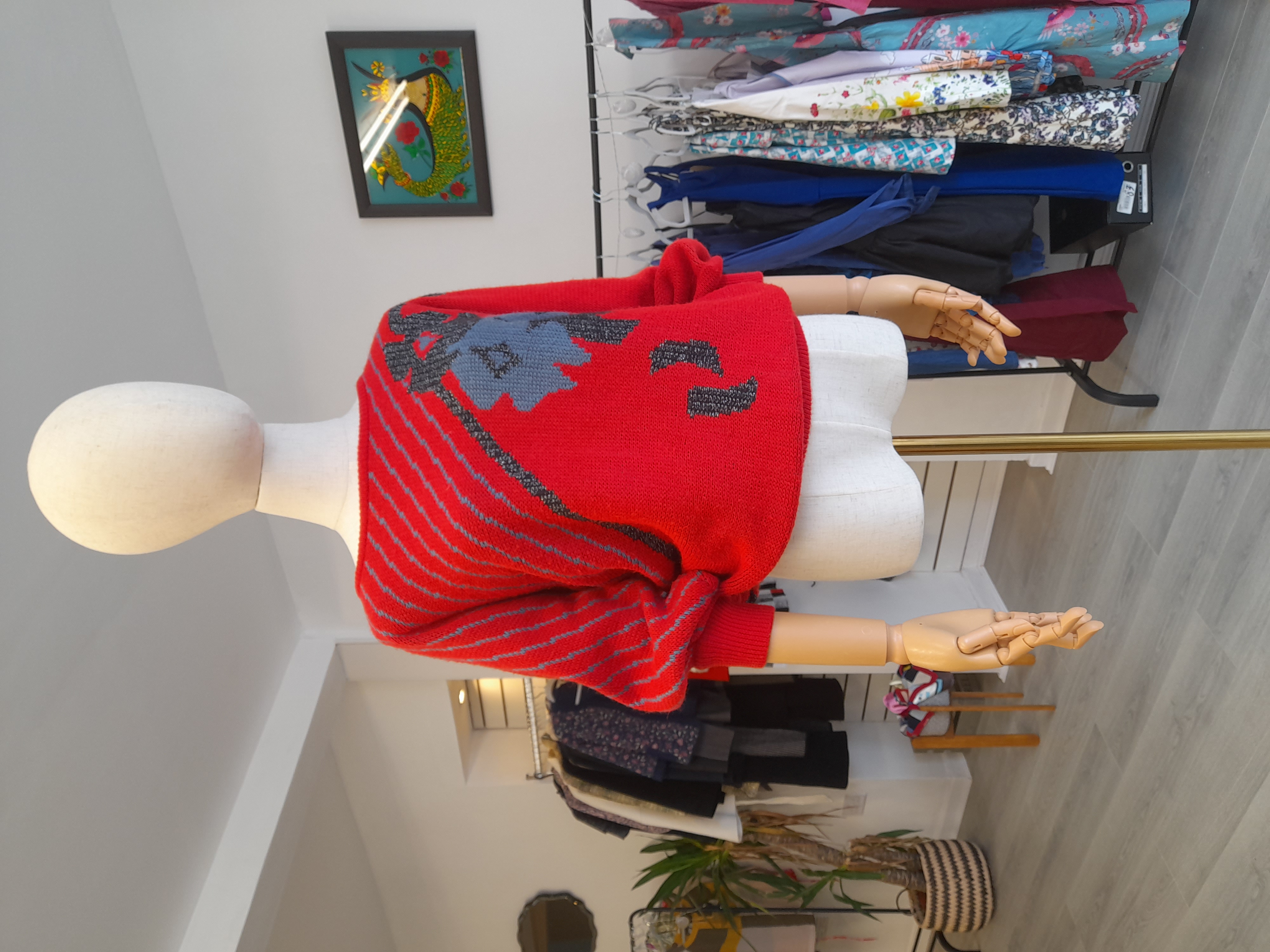 Vintage Red Jumper, Size M  