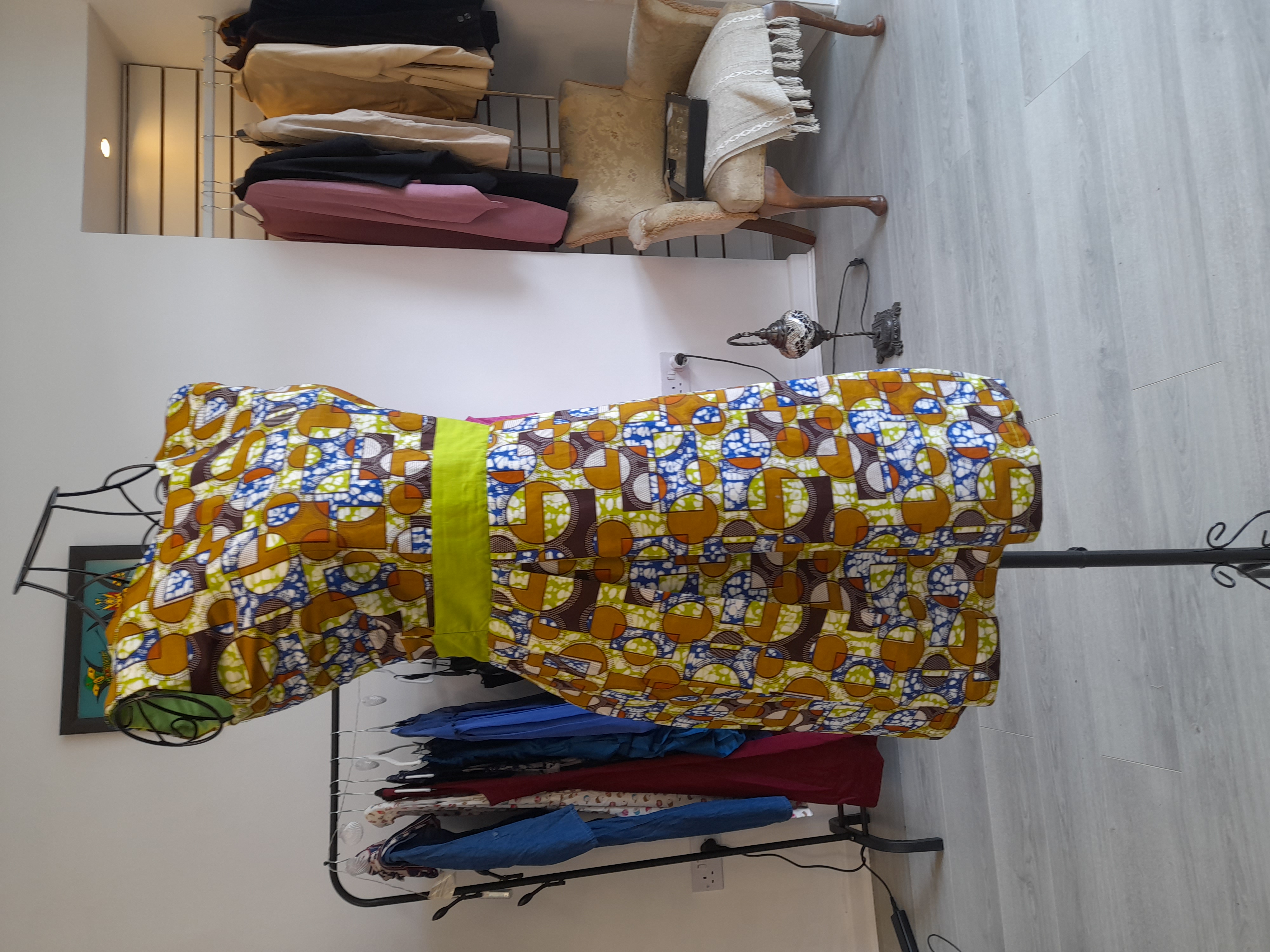 60's style very cute tailor made mini dress, XXS