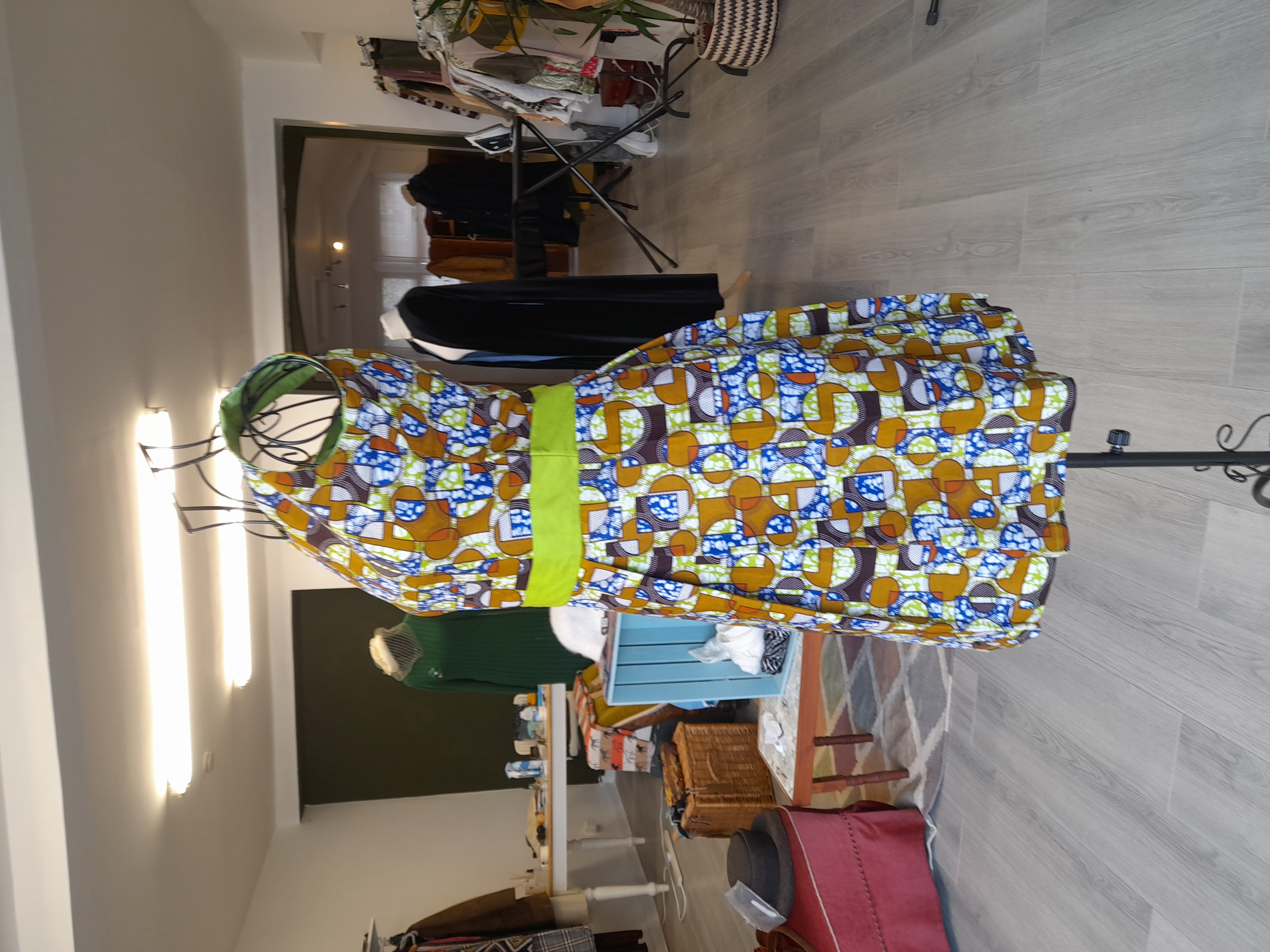 60's style very cute tailor made mini dress, XXS