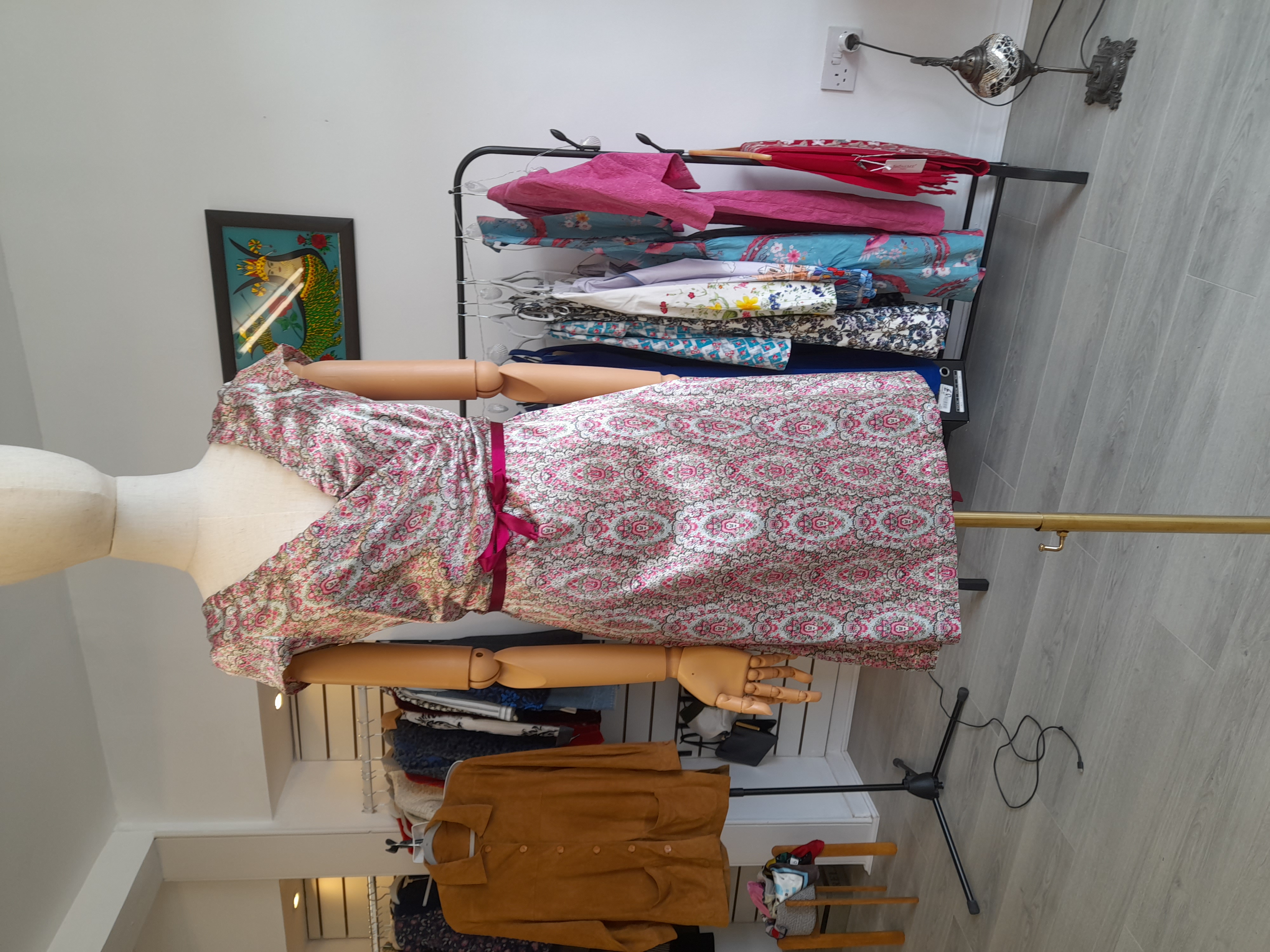 Tailor made mini summer dress, XS
