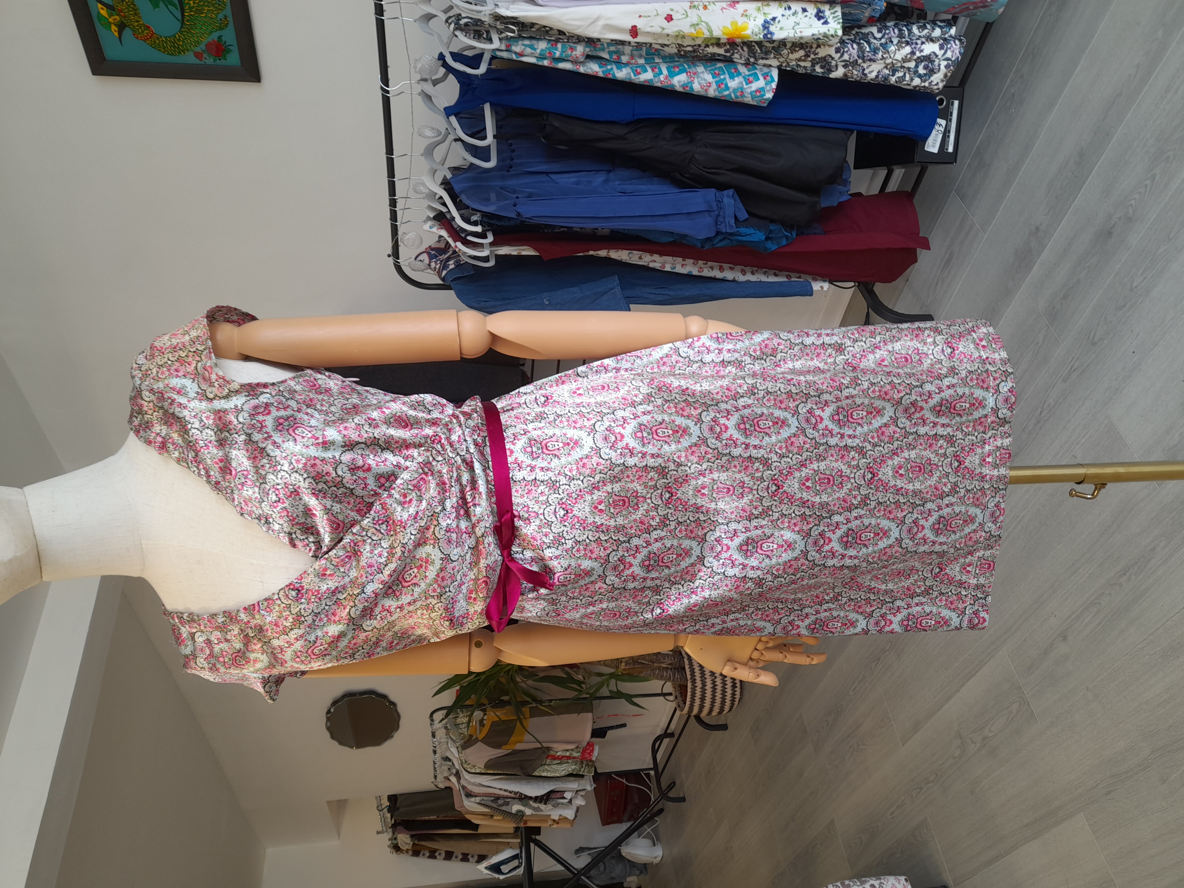 Tailor made mini summer dress, XS