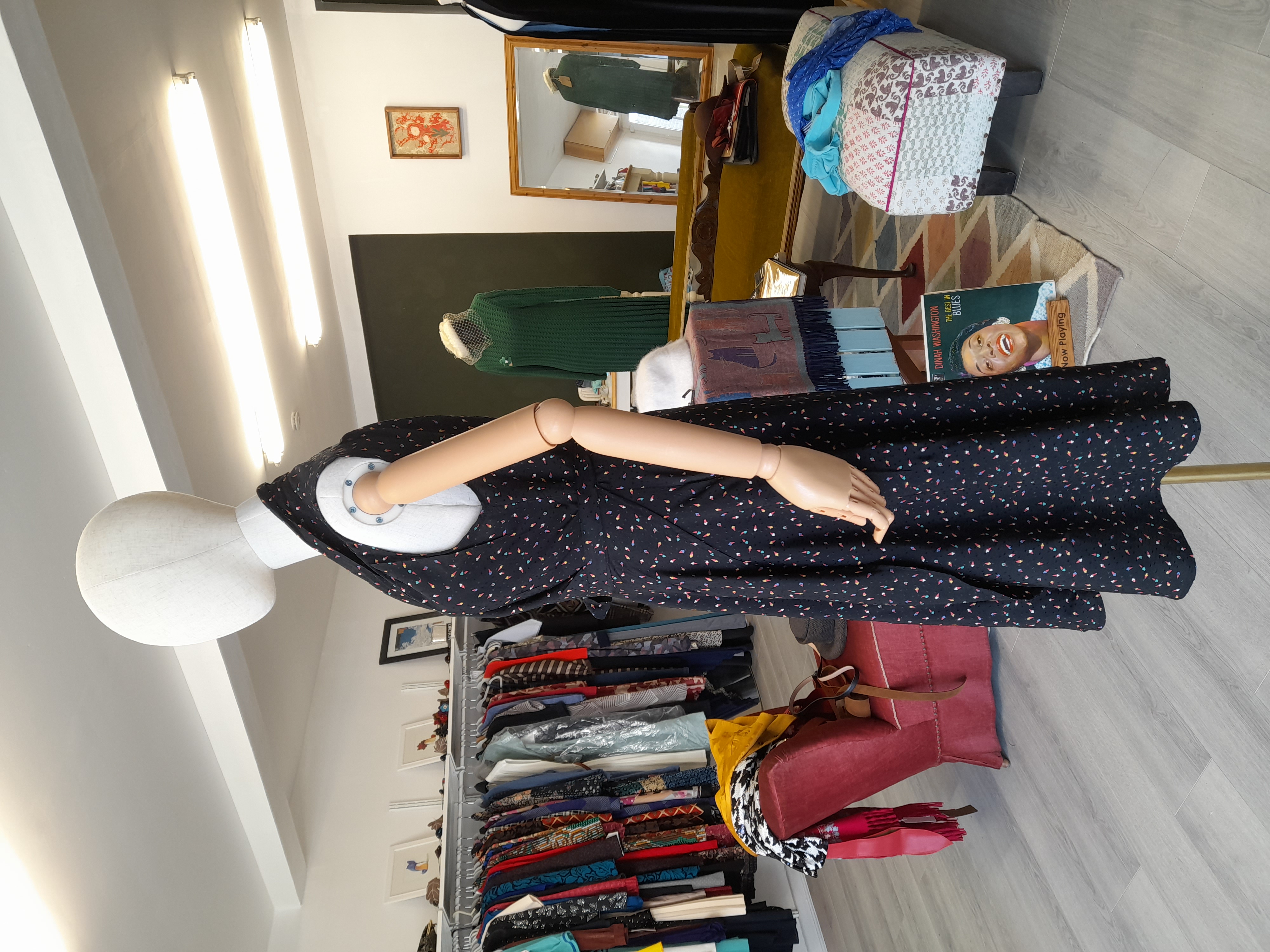 90s Vintage wrap summer dress