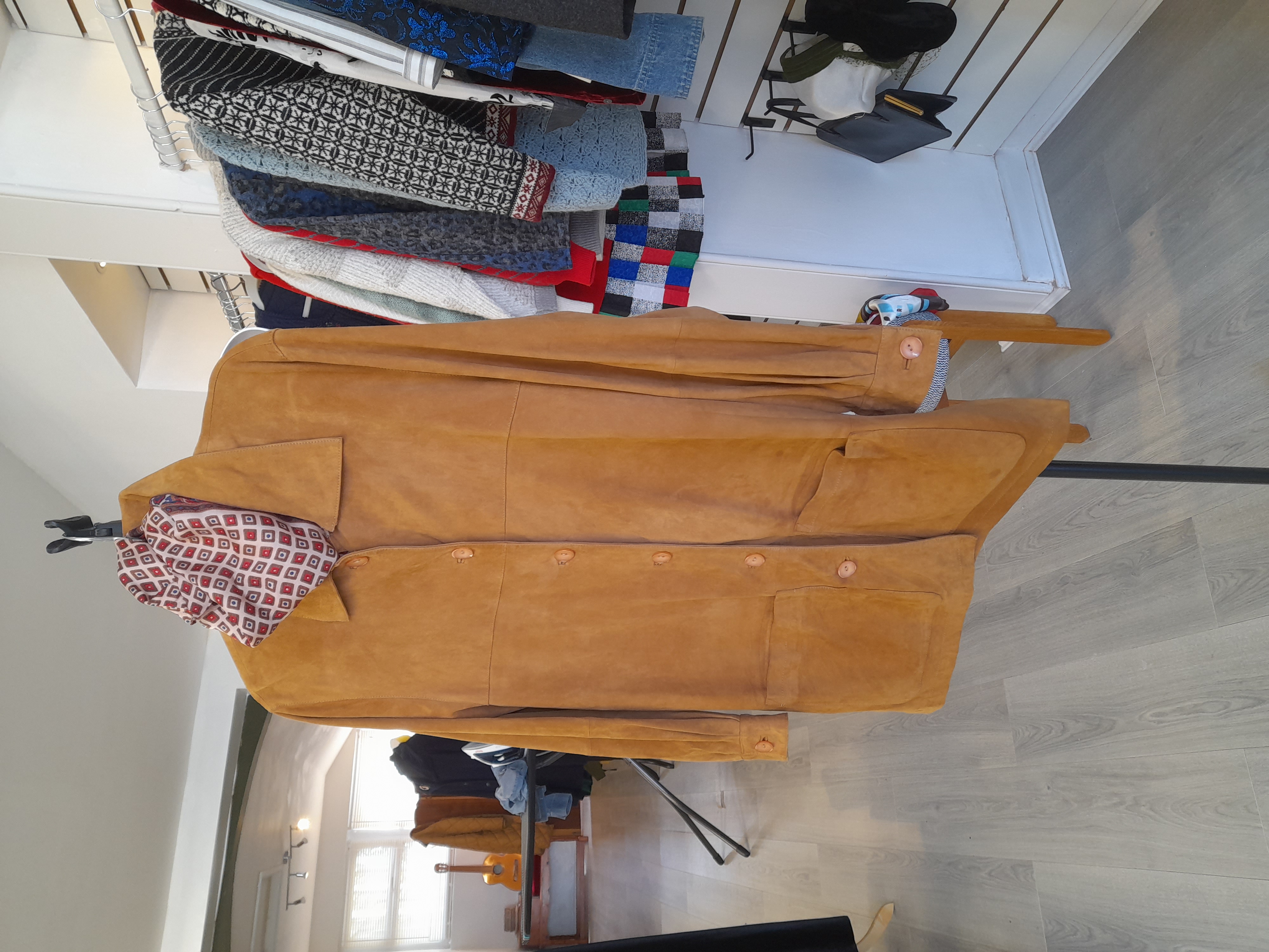 70s Vintage Suede Shirt/ Light Jacket - Unisex