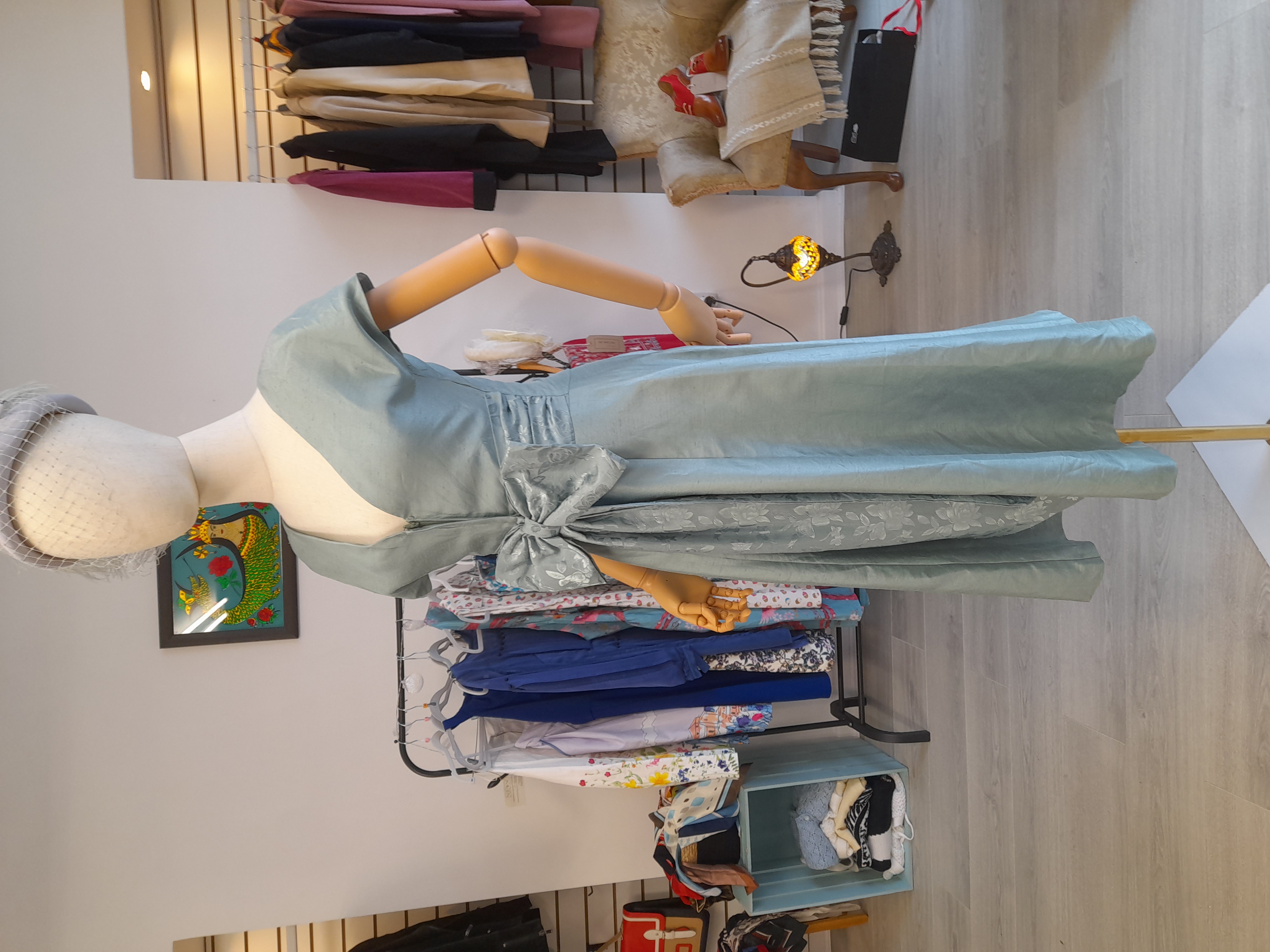 Mint coloured extra small vintage dress