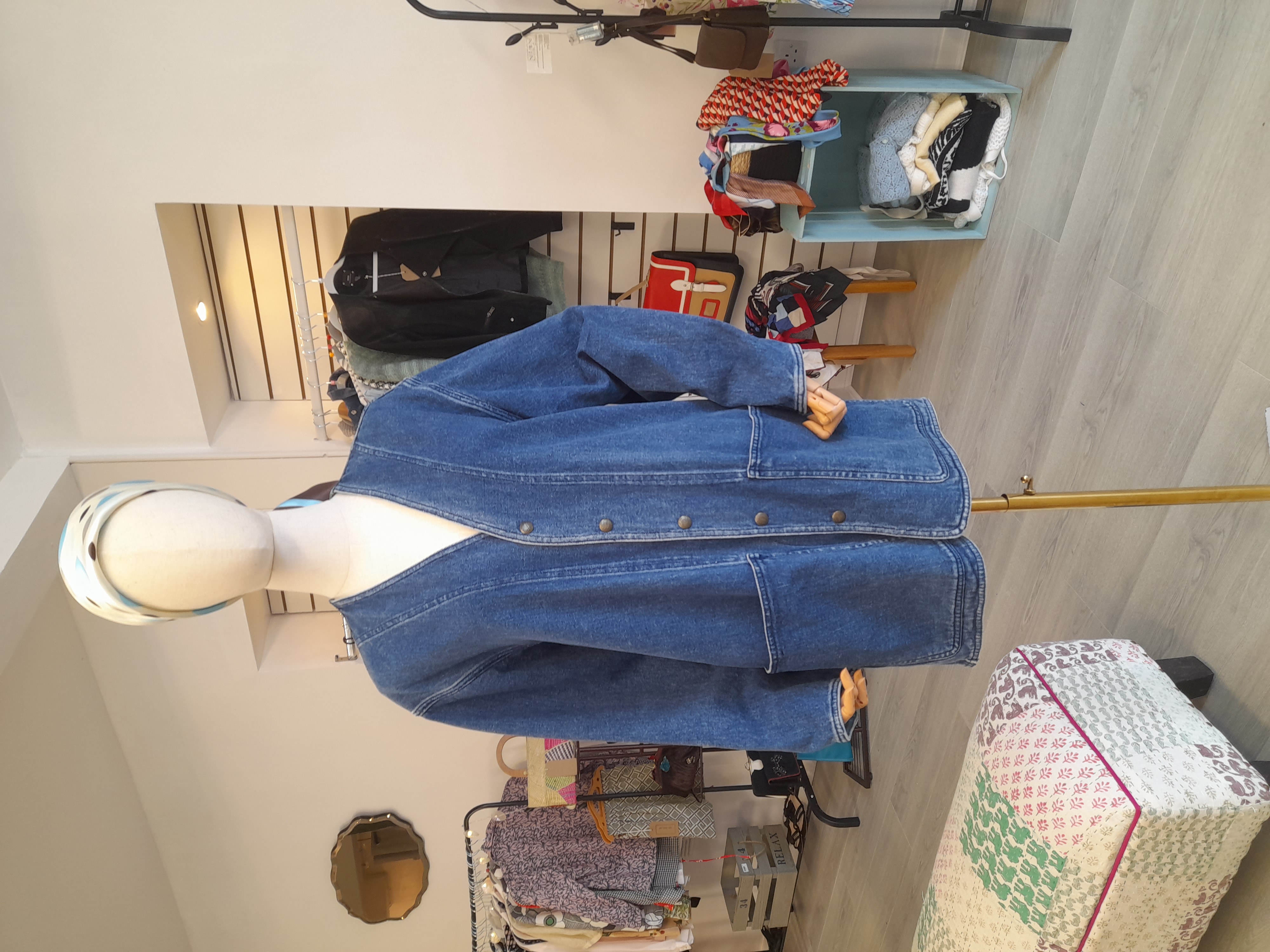 Vintage hand made Jean Jacket