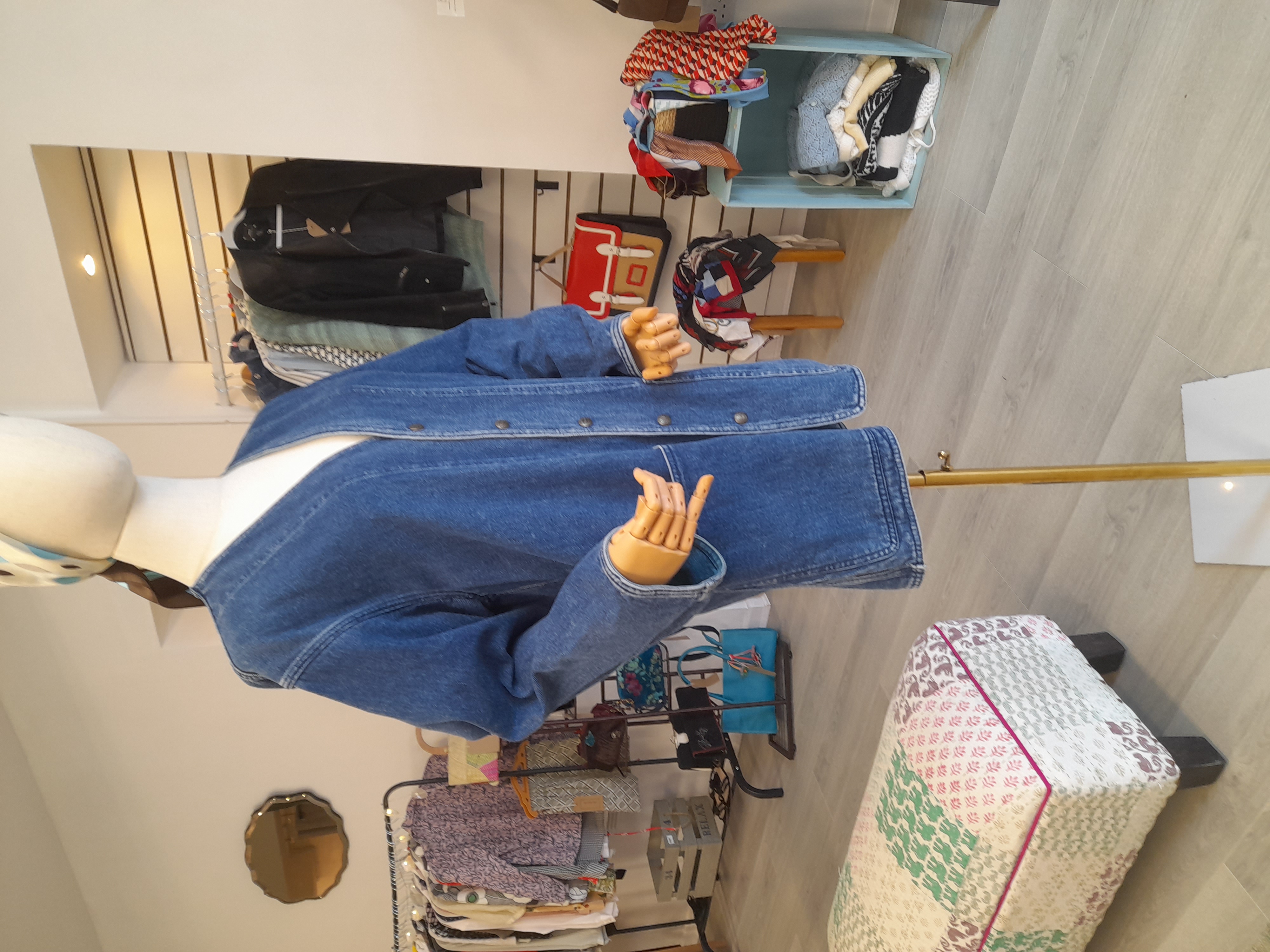 Vintage hand made Jean Jacket