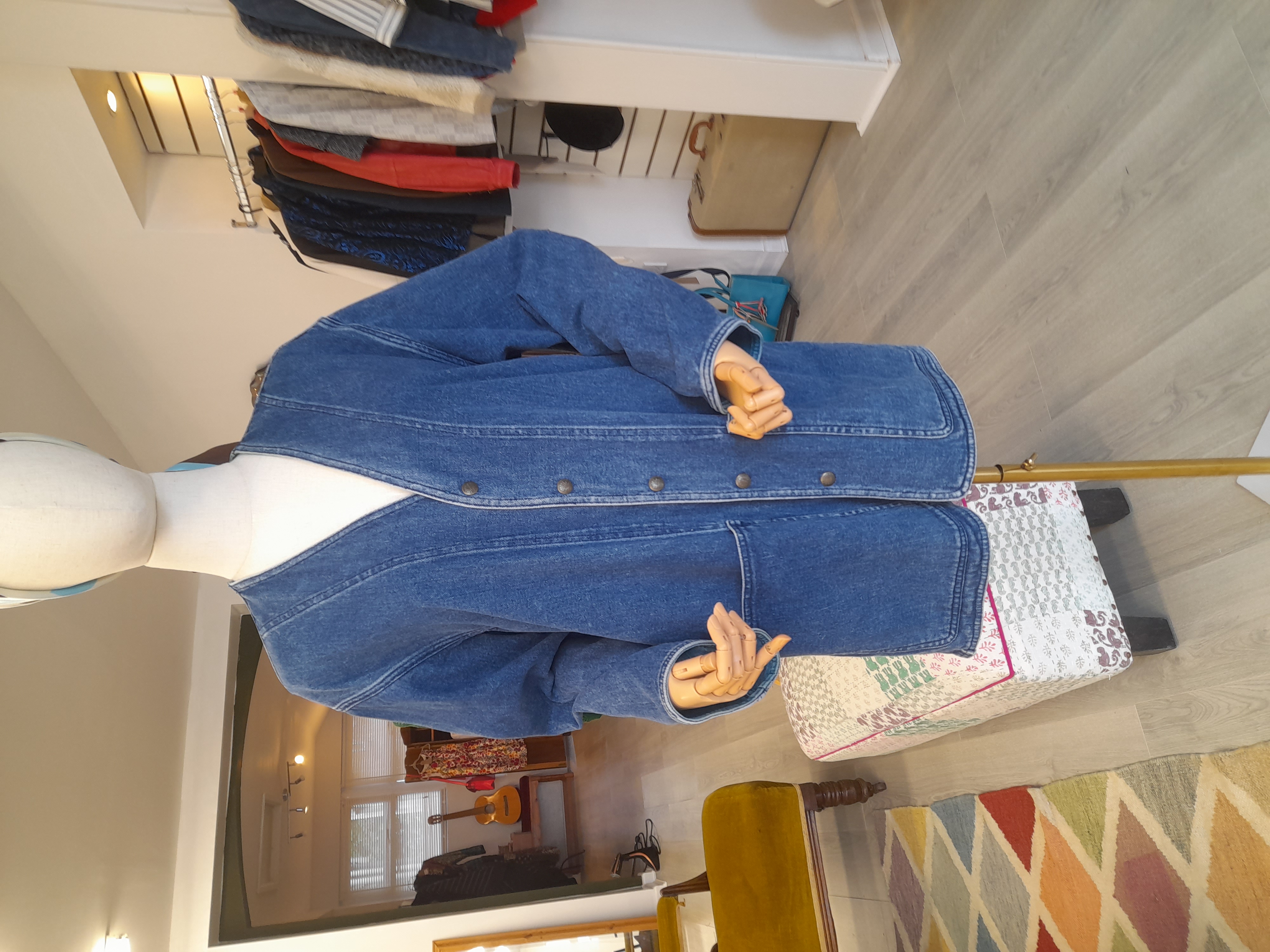 Vintage hand made Jean Jacket