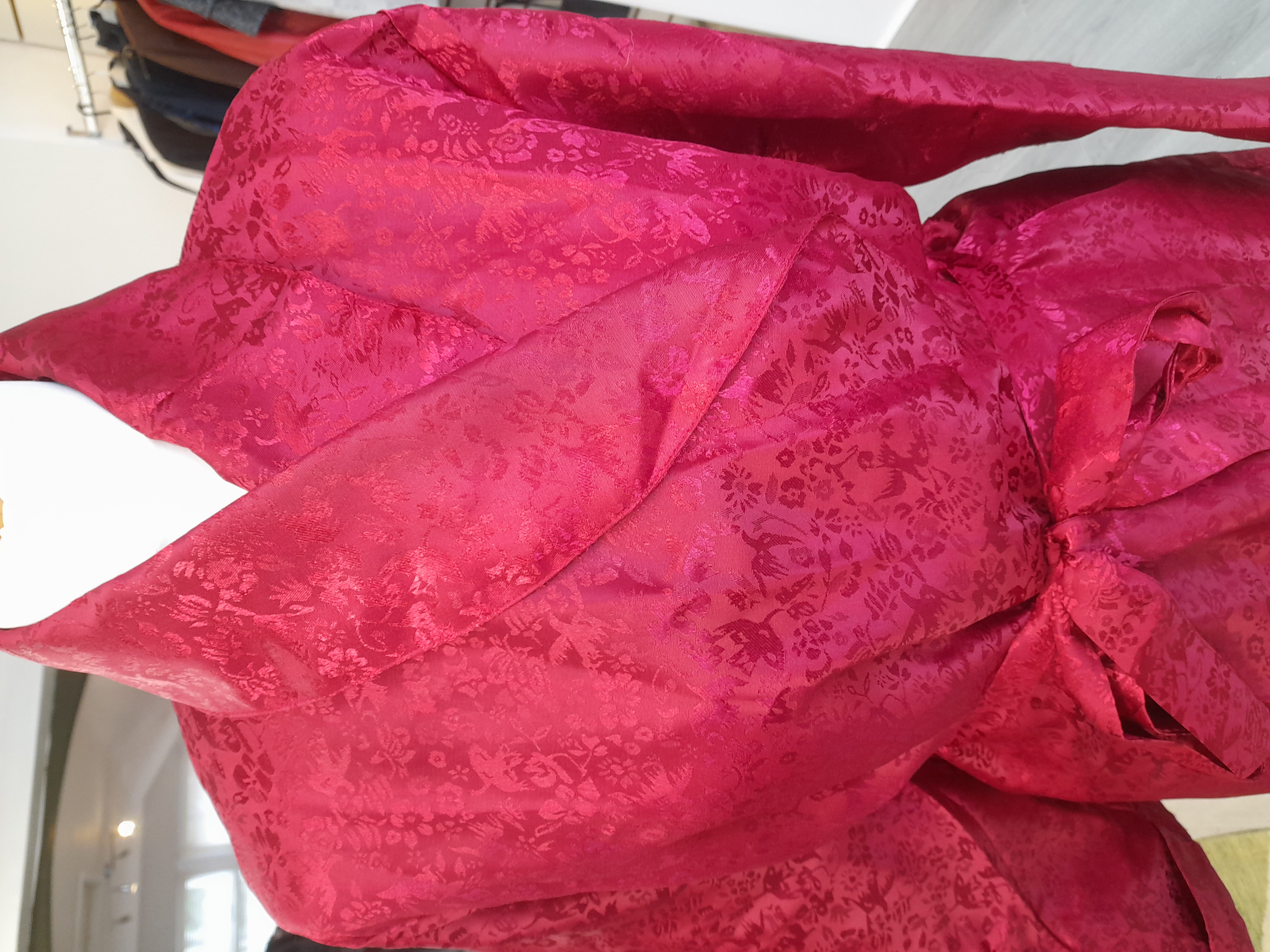 Vintage Maxi Red Dressing Gown