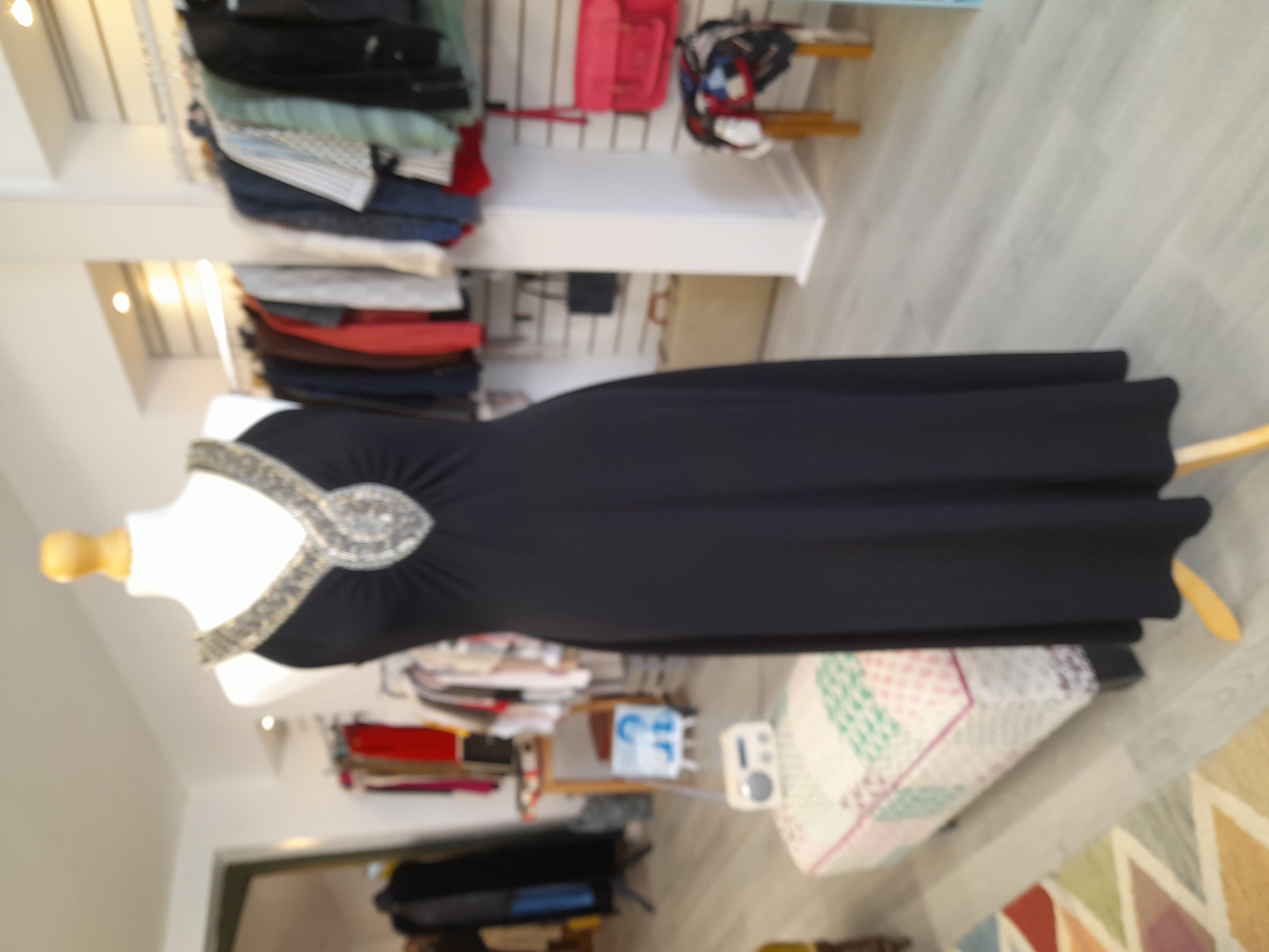 Black Wallis party dress