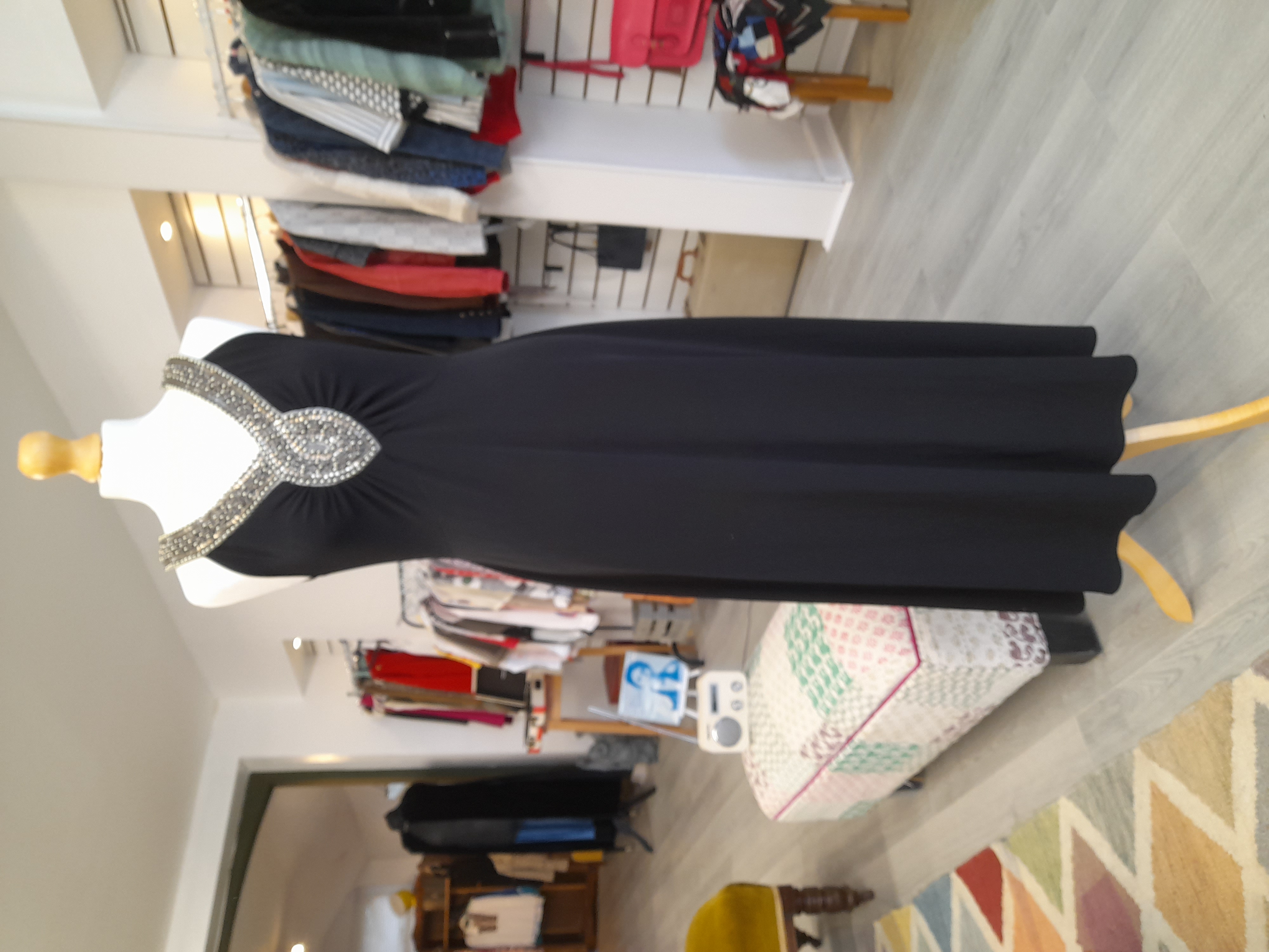 Black Wallis party dress