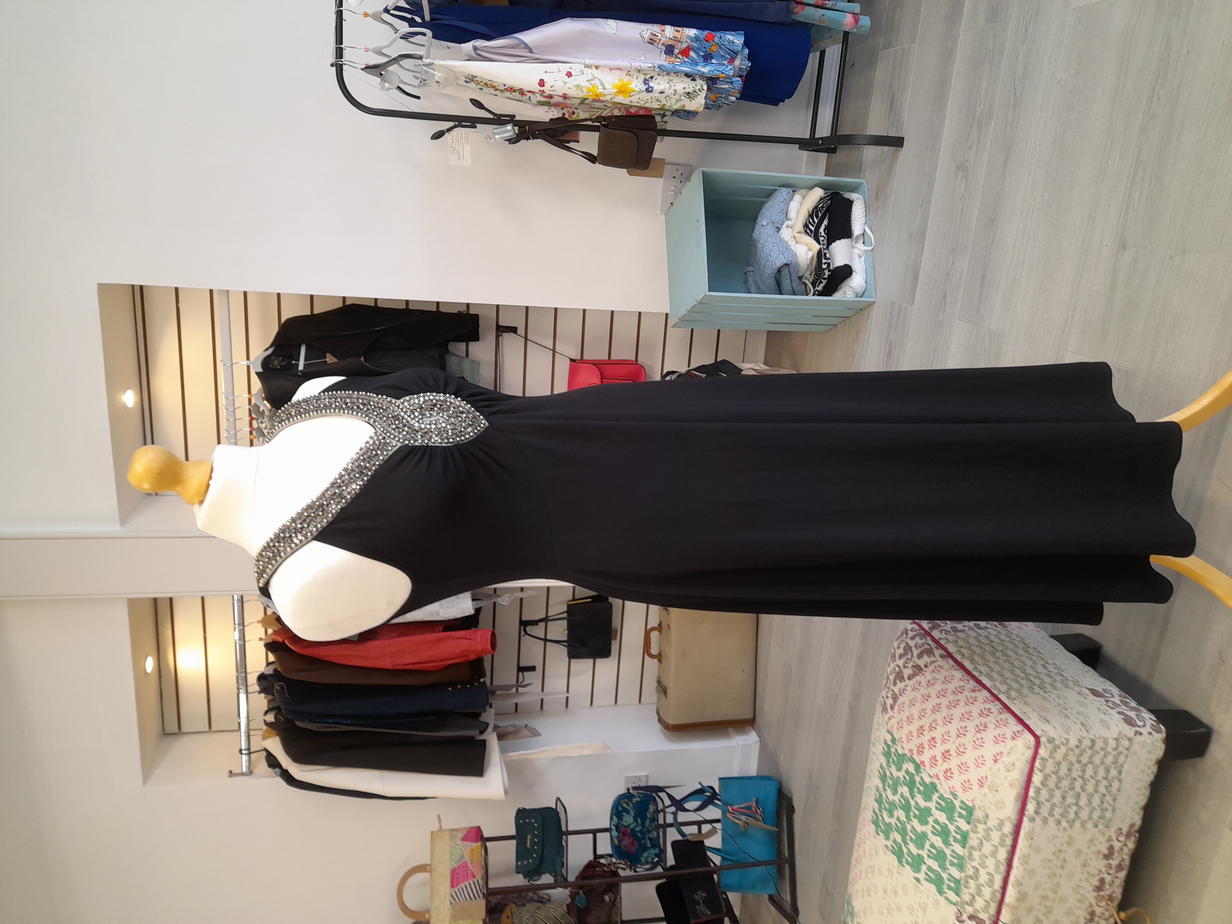 Black Wallis party dress