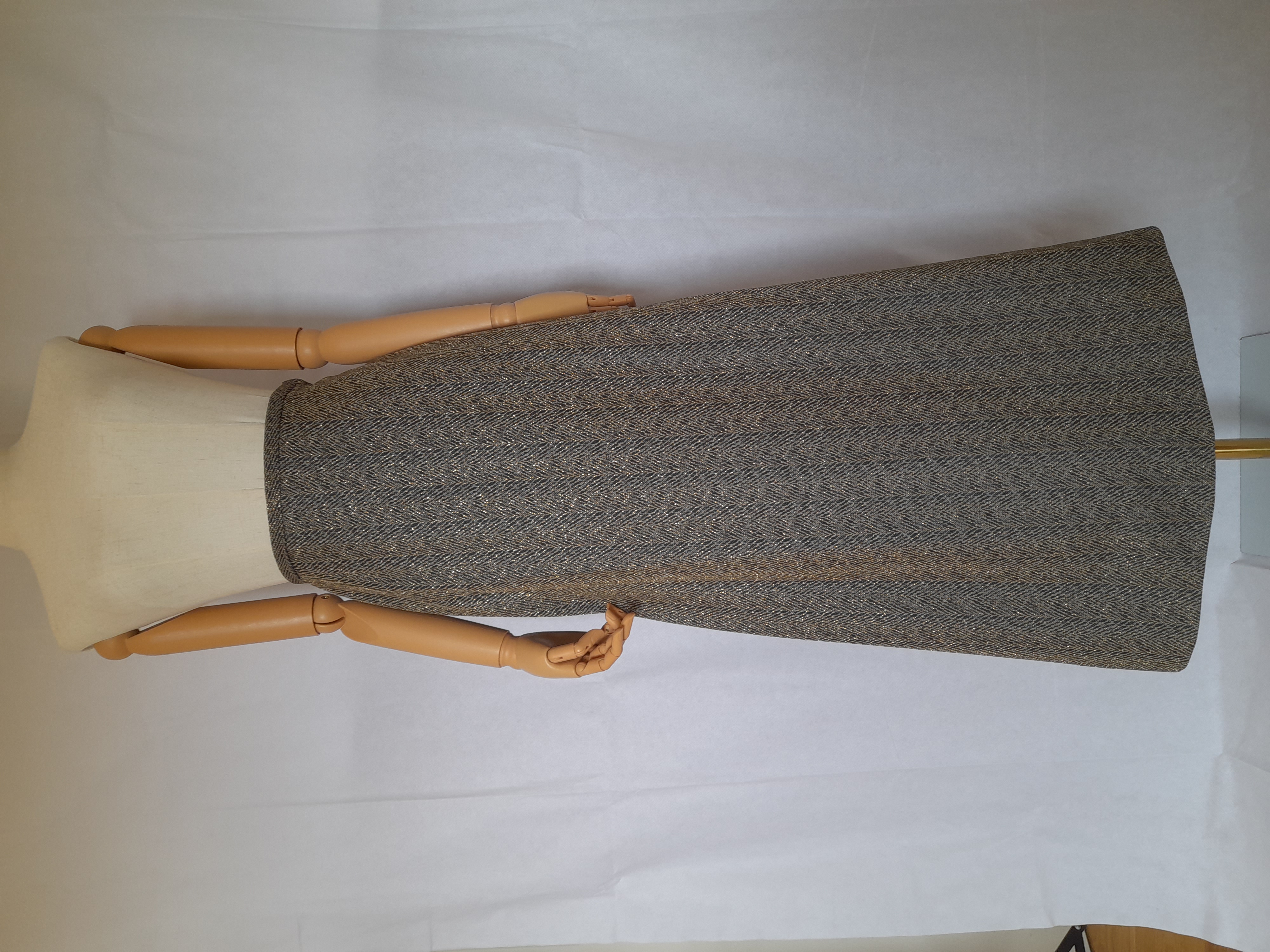 Vintage Sparkly Maxi Skirt, Size XS