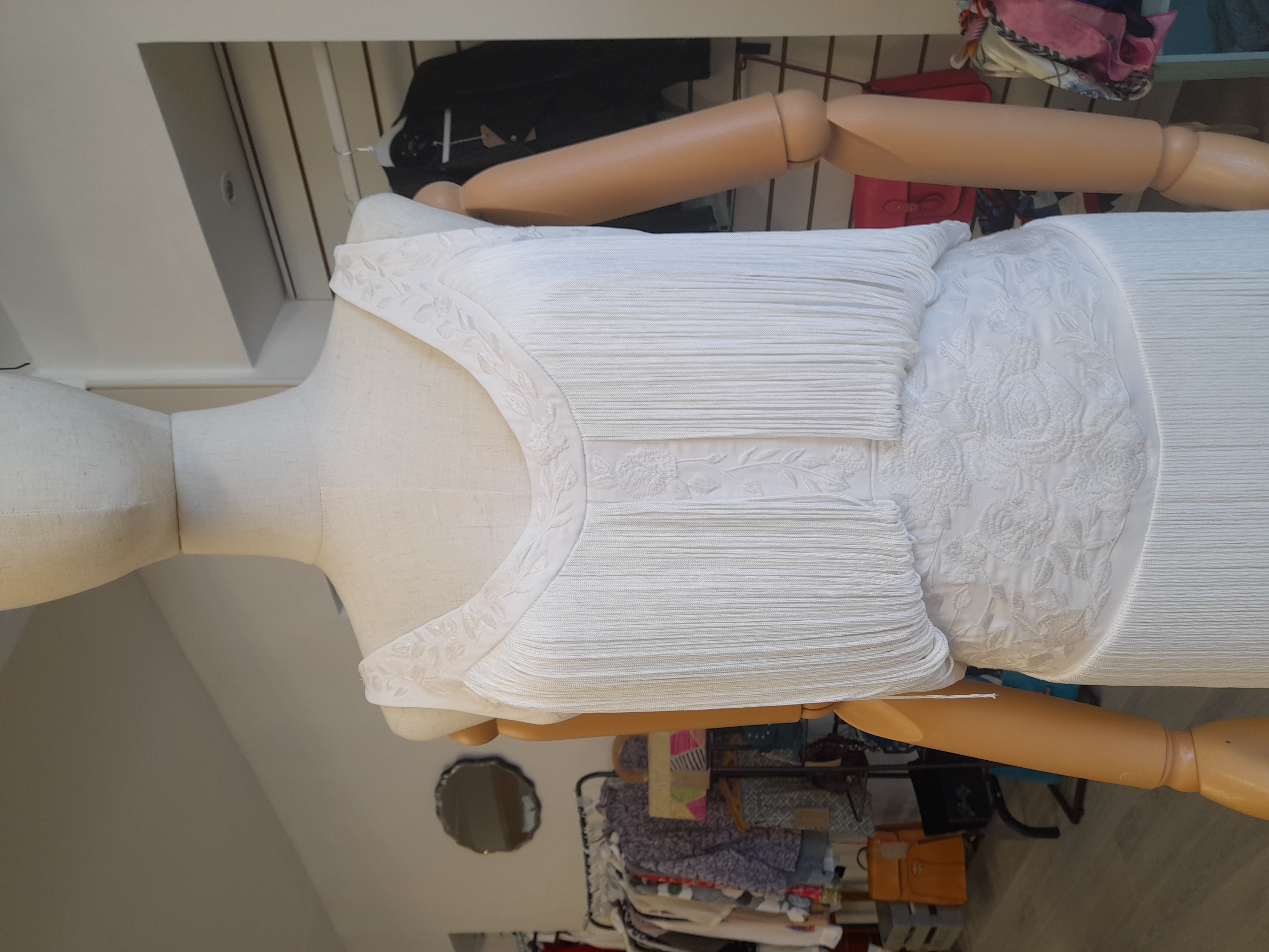 Haute Hippie White Flapper Dress