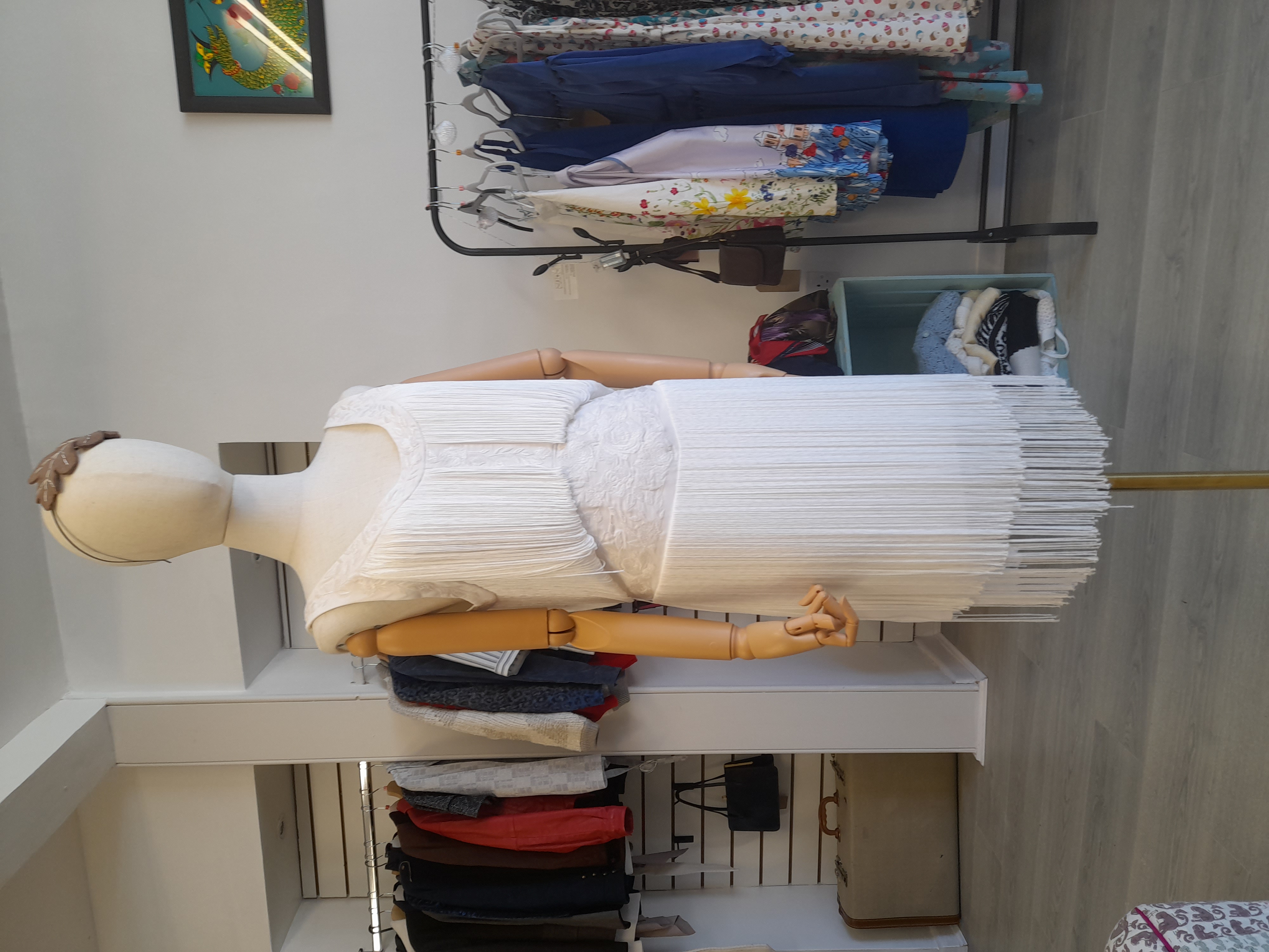 Haute Hippie White Flapper Dress