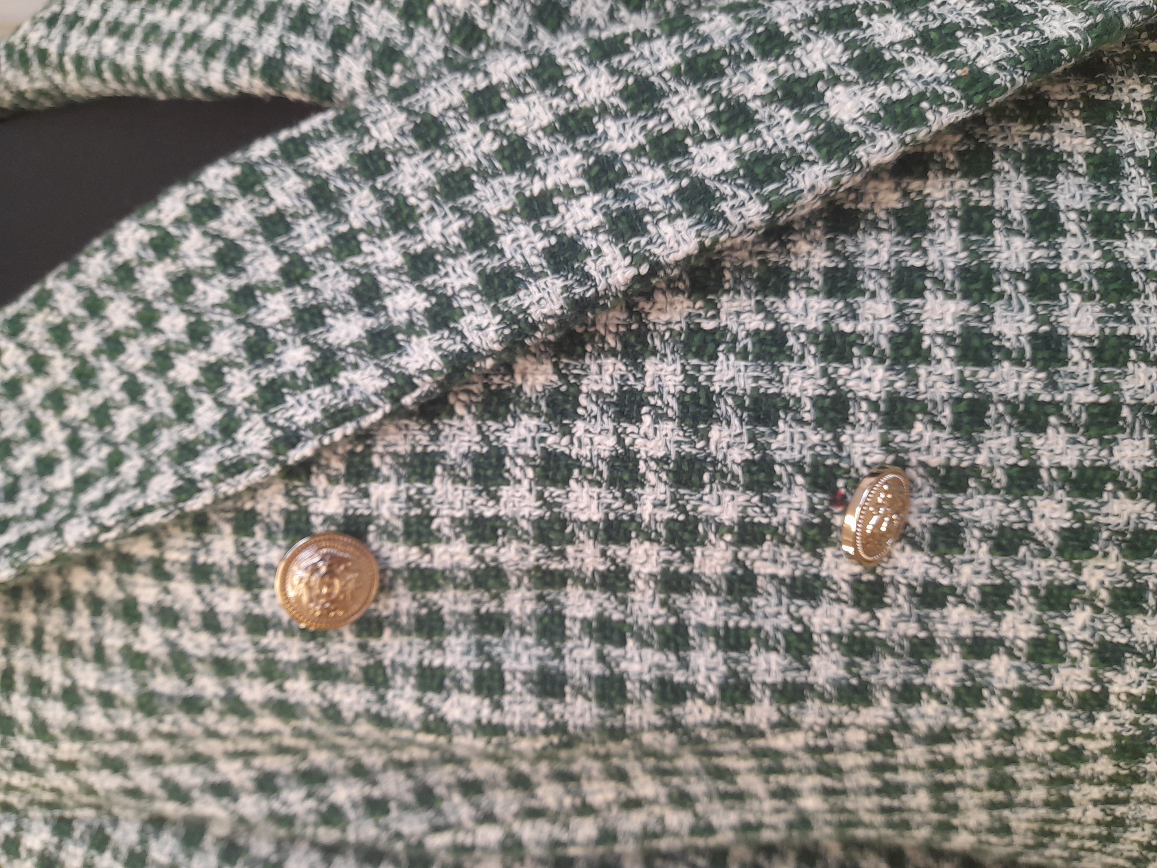 JD Williams Green Check Blazer Jacket, Size 16