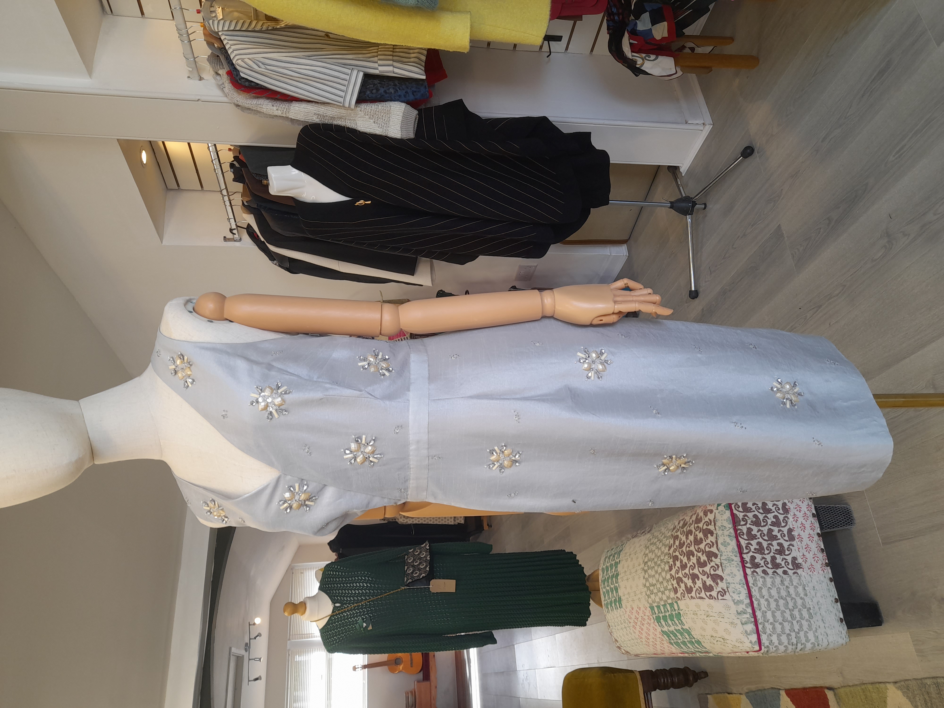 Monsoon, Size 16 Evening/ Occasion dress with silver beads 