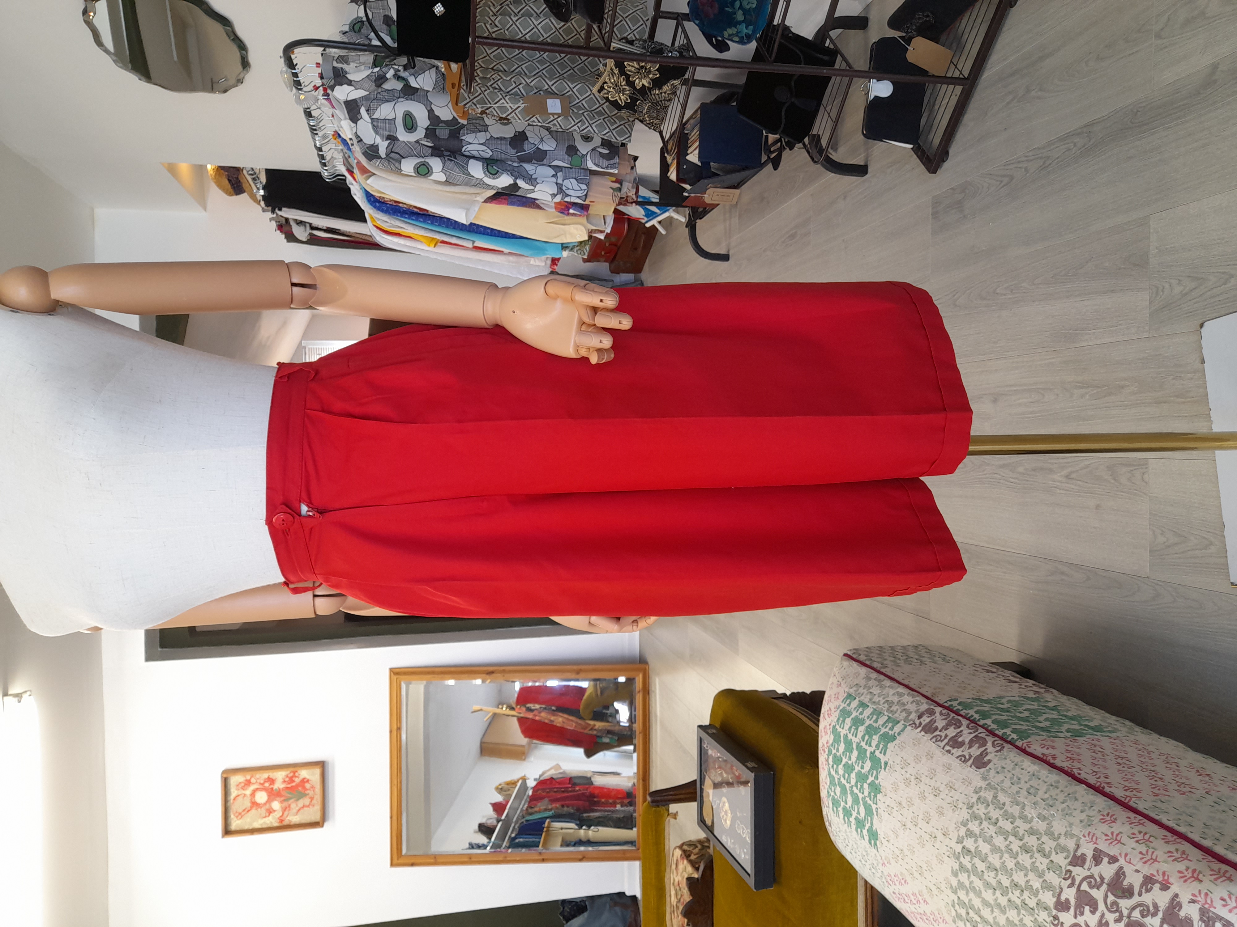 Vintage Bardehle Bermuda Red Shorts, Size XS