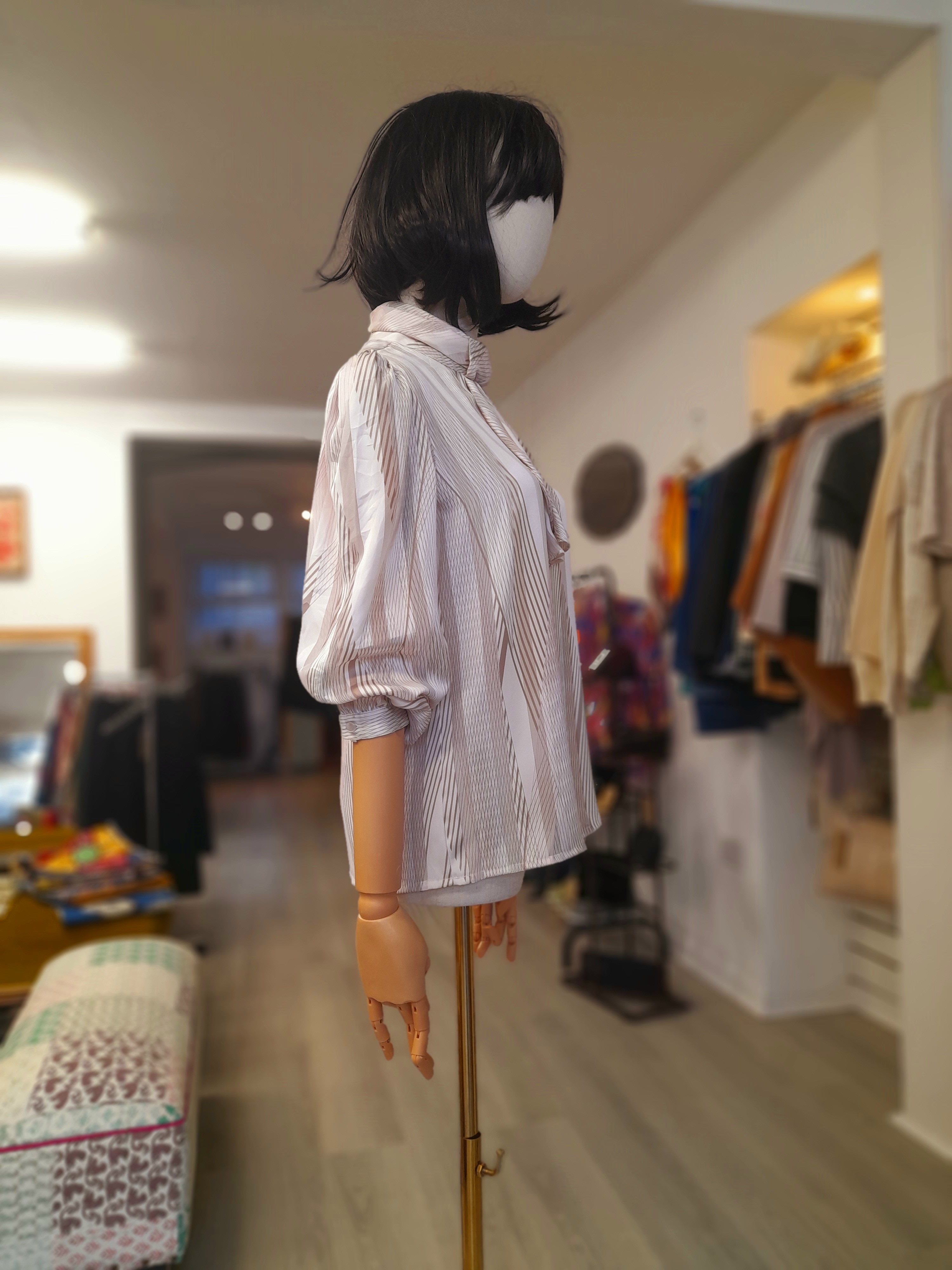 Vintage Notations 80s Blouse, Size S