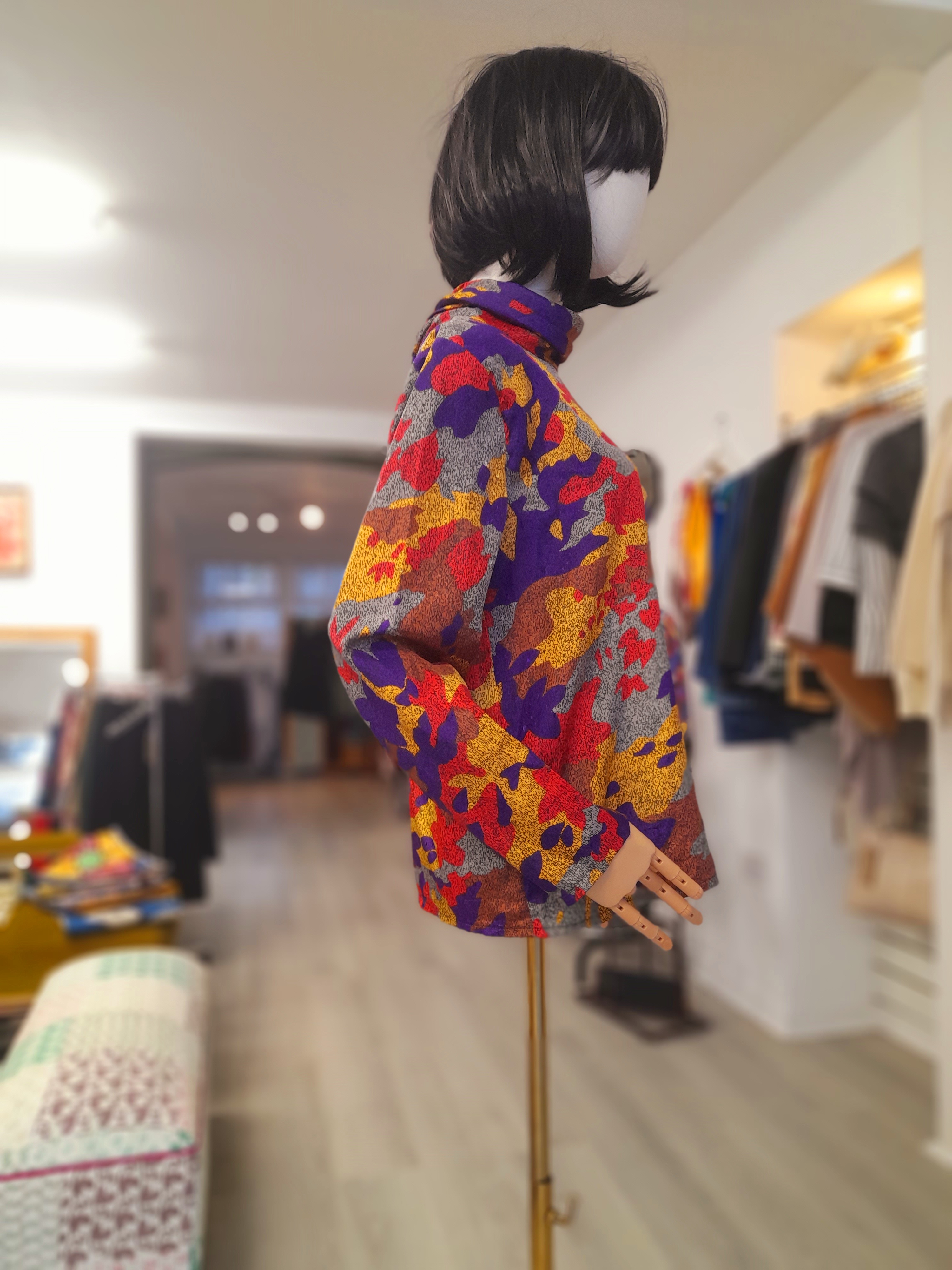 Vintage 80s Beaujolais Blouse, Size M to L 