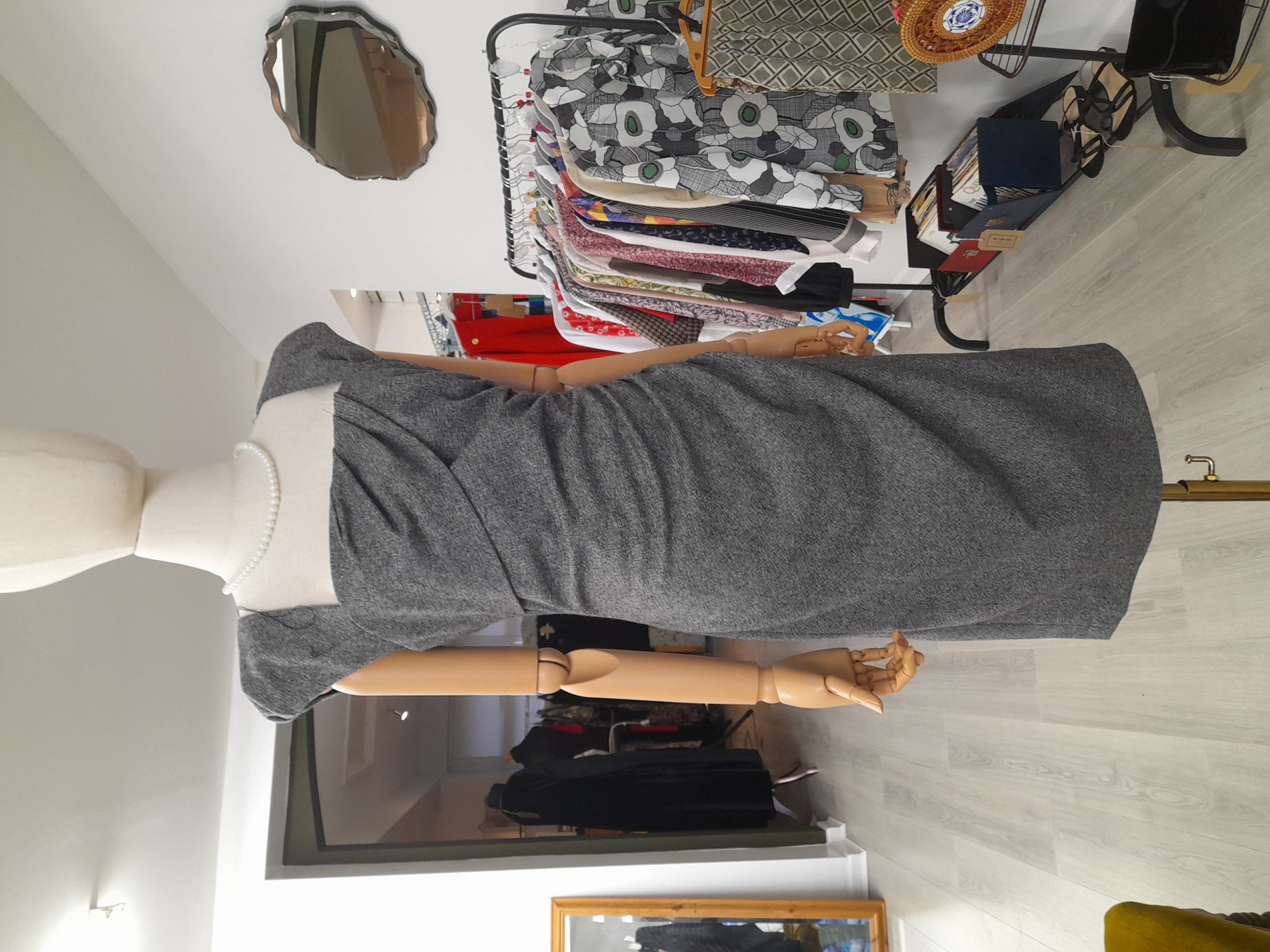 L. K Bennett Knee Length Wool Dress, Size 12