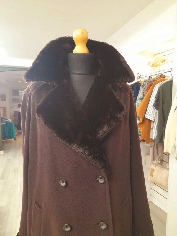 Vintage Mansfield Wool & Cashmere blend Long Coat, Size 16