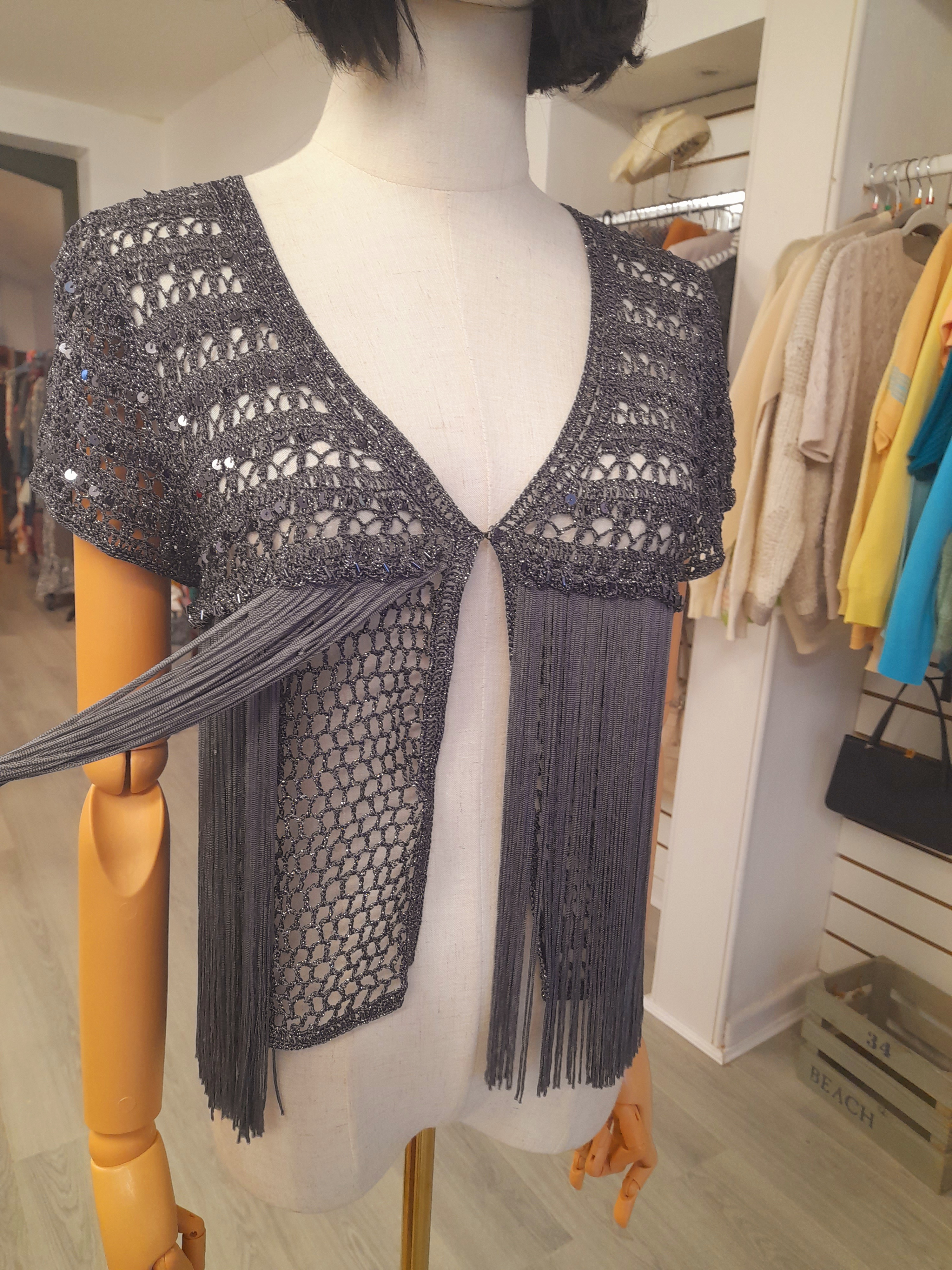 South Open Front Bolero with Fridge Hem, Size S