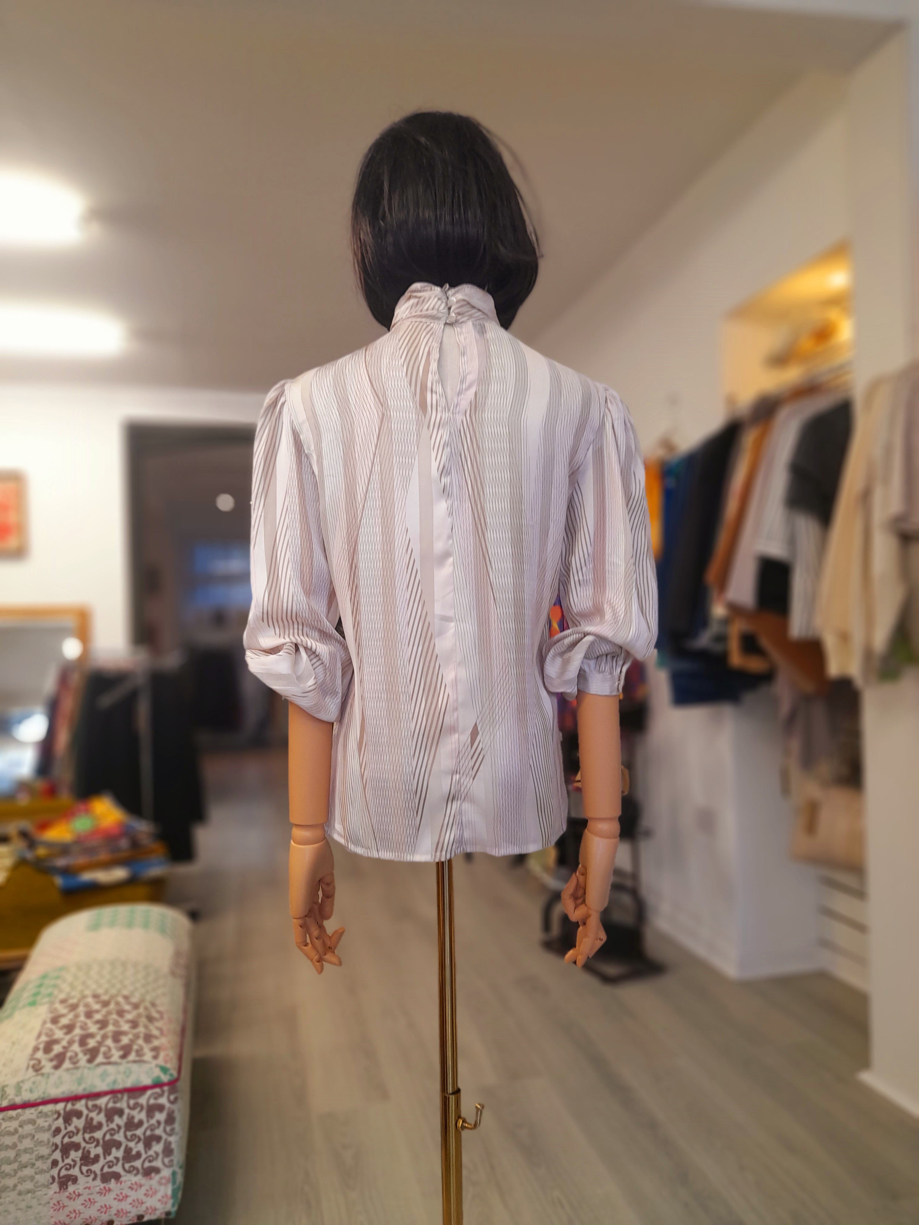 Vintage Notations 80s Blouse, Size S