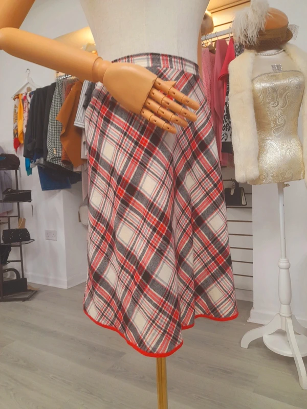 Vintage Hammer wool mini skirt, Size S