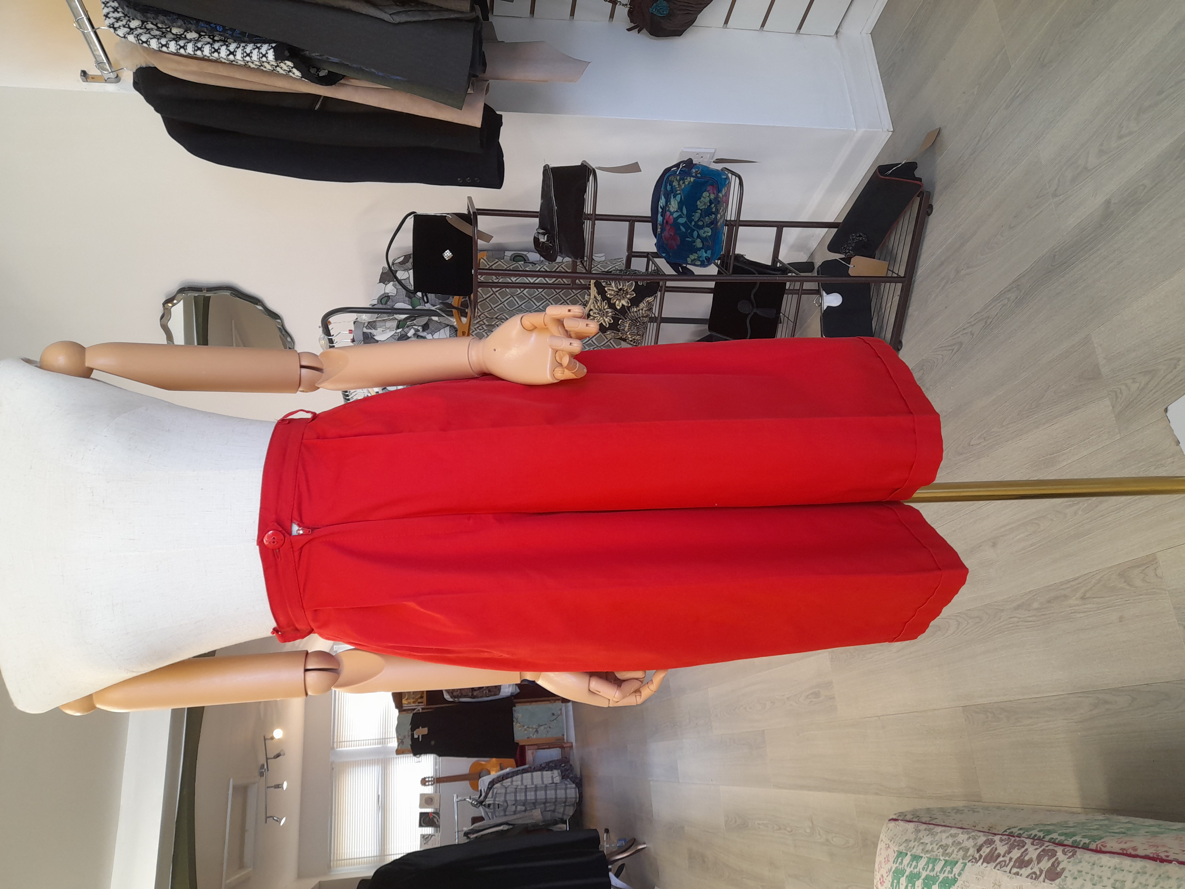 Vintage Bardehle Bermuda Red Shorts, Size XS