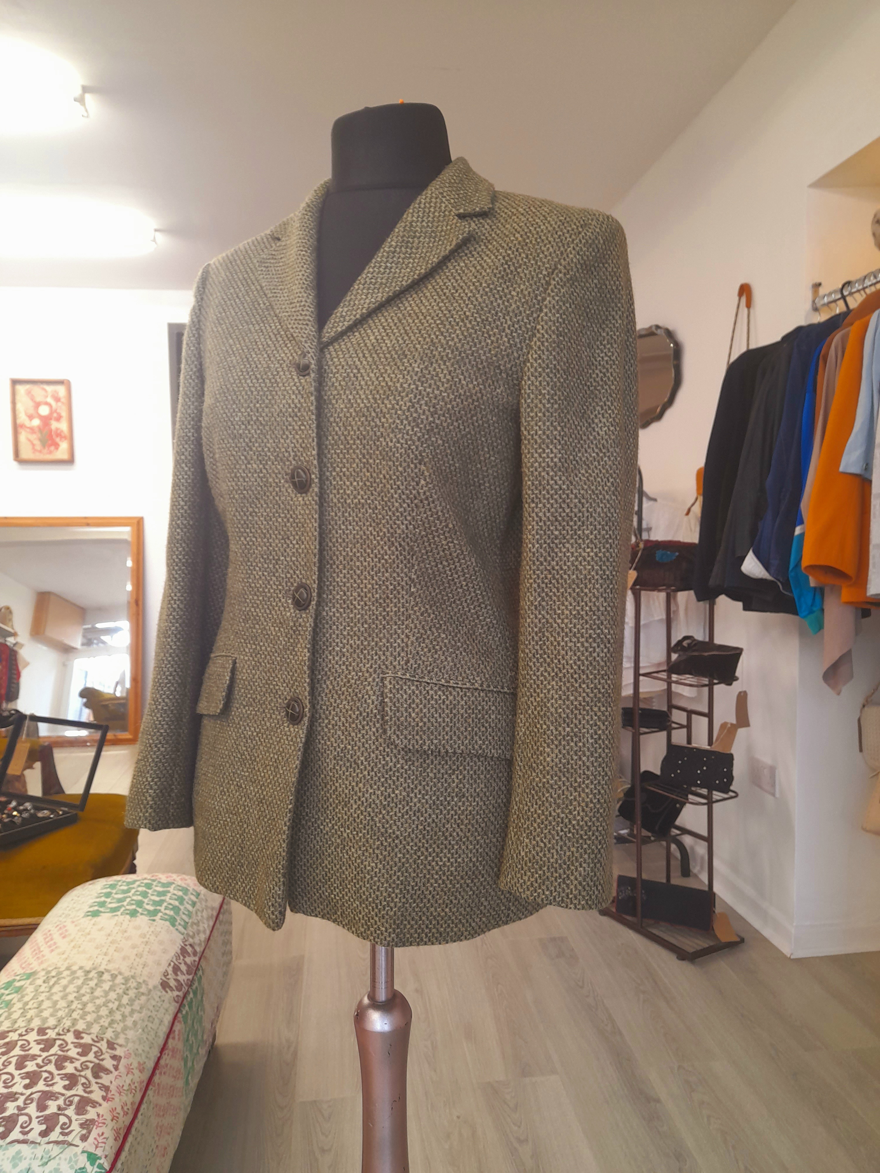 Vintage made by John Hanly, Wool Blazer Jacket, Size M 