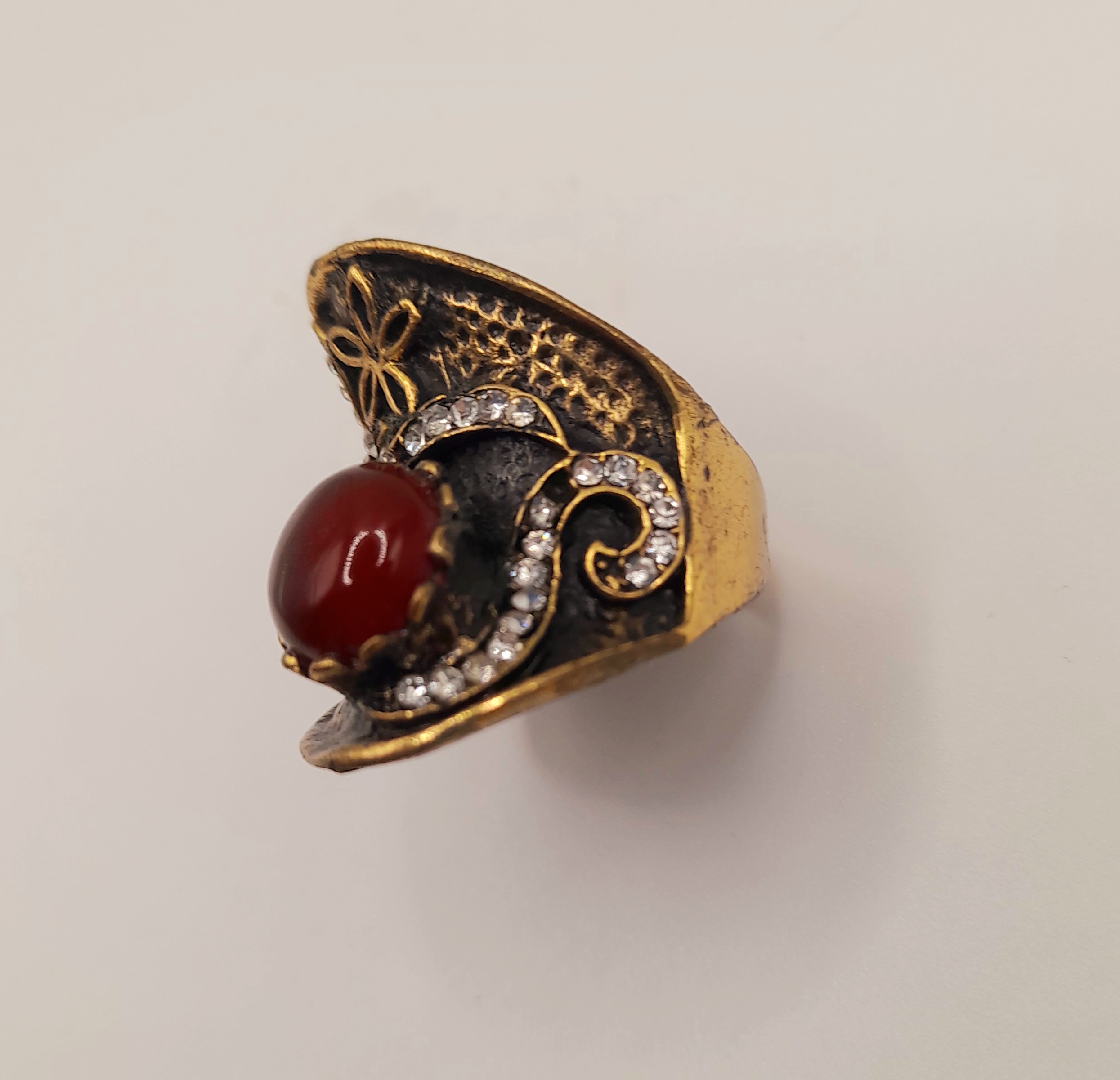 Vintage-style cocktail ring, Size P1/2 - Q1/2