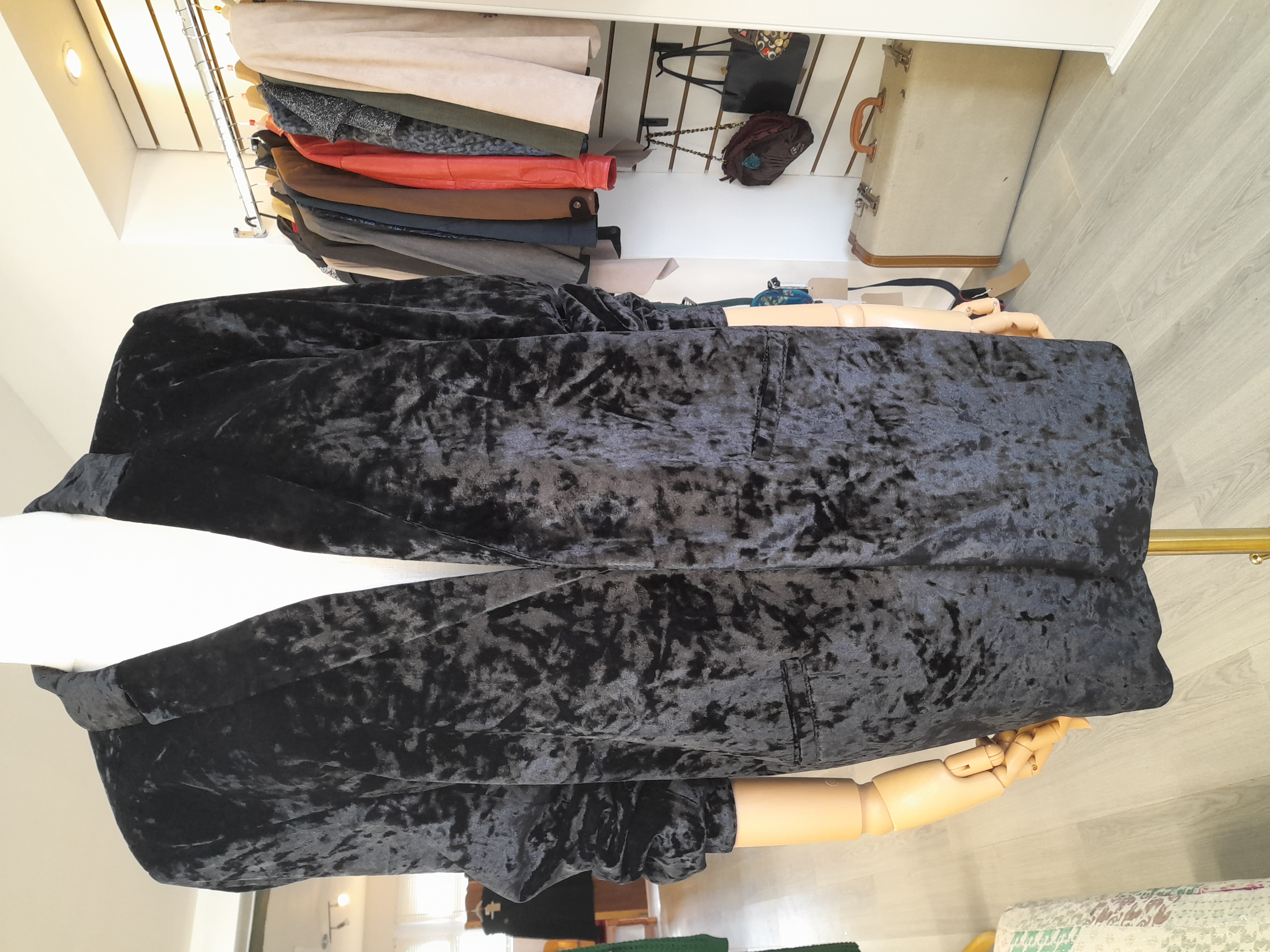 Nutmeg Size 14 Velvet Blazer Jacket 