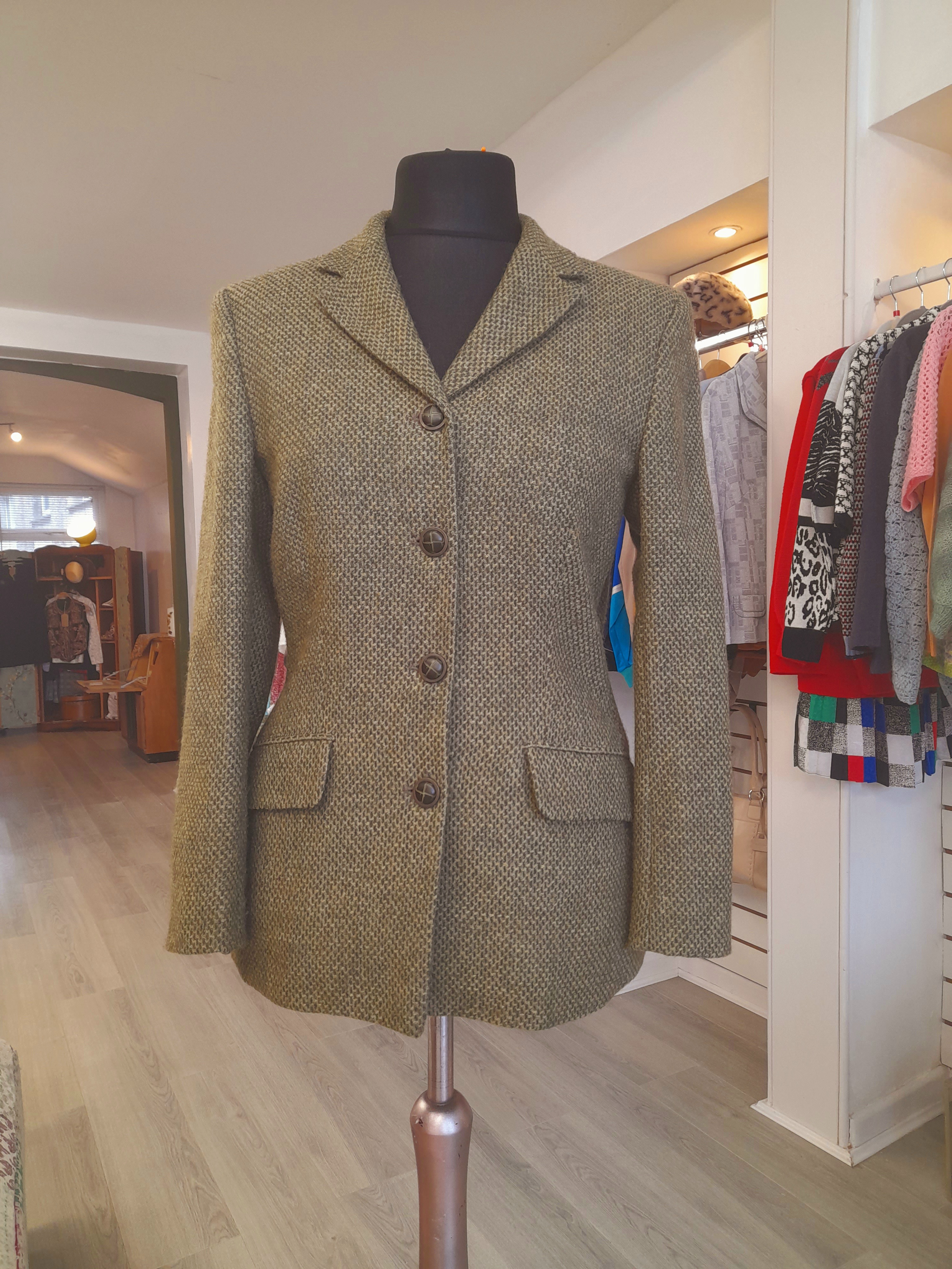 Vintage made by John Hanly, Wool Blazer Jacket, Size M 