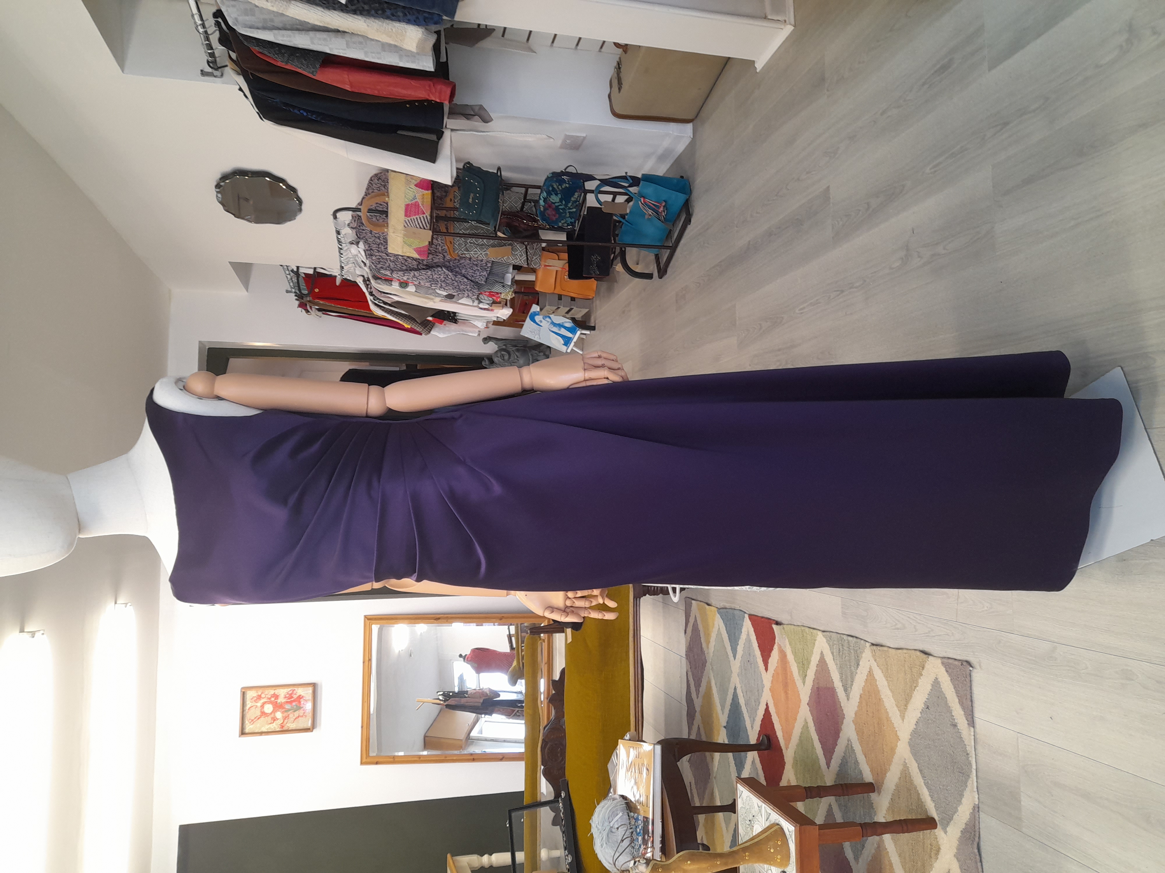 Impression Bridal Purple evening/ occasion / prom/ bridesmaid dress, Size 8