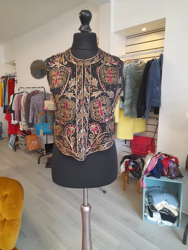 Vintage Hand made Waistcoat, Size 8 to 10