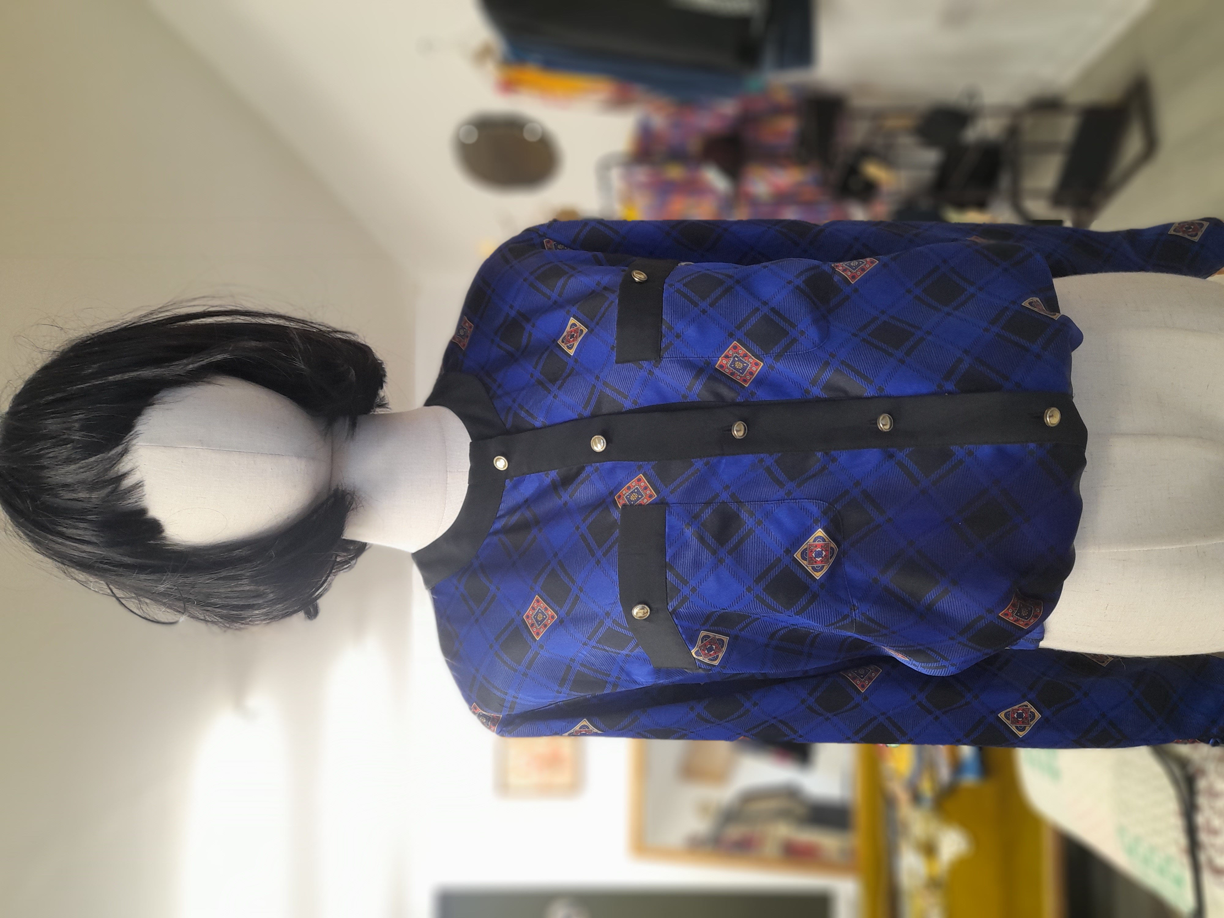 Vintage 90s Sandy Baldanza Blouse, size 8