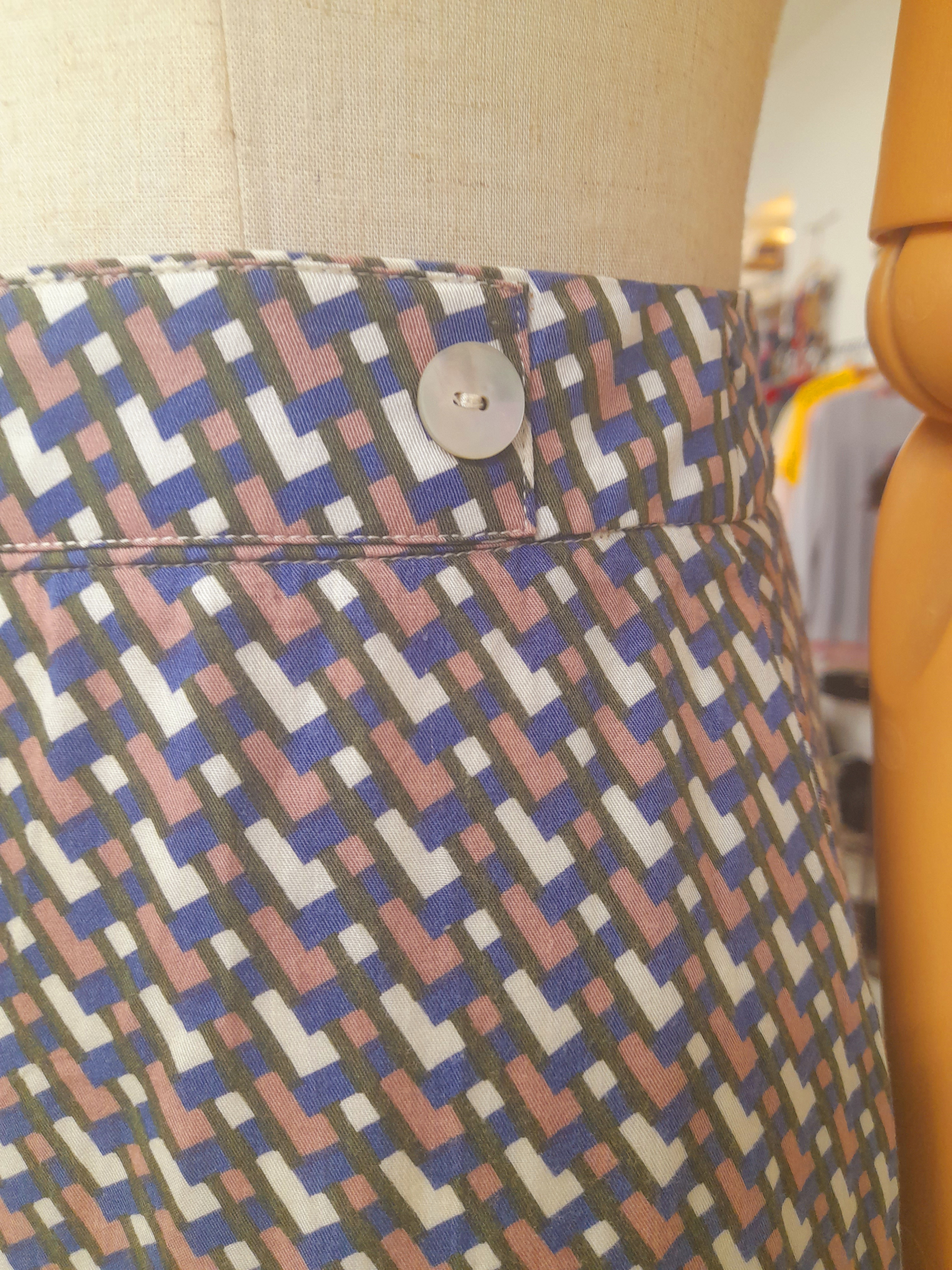 Oxford Mini Pleated Skirt, Size 6