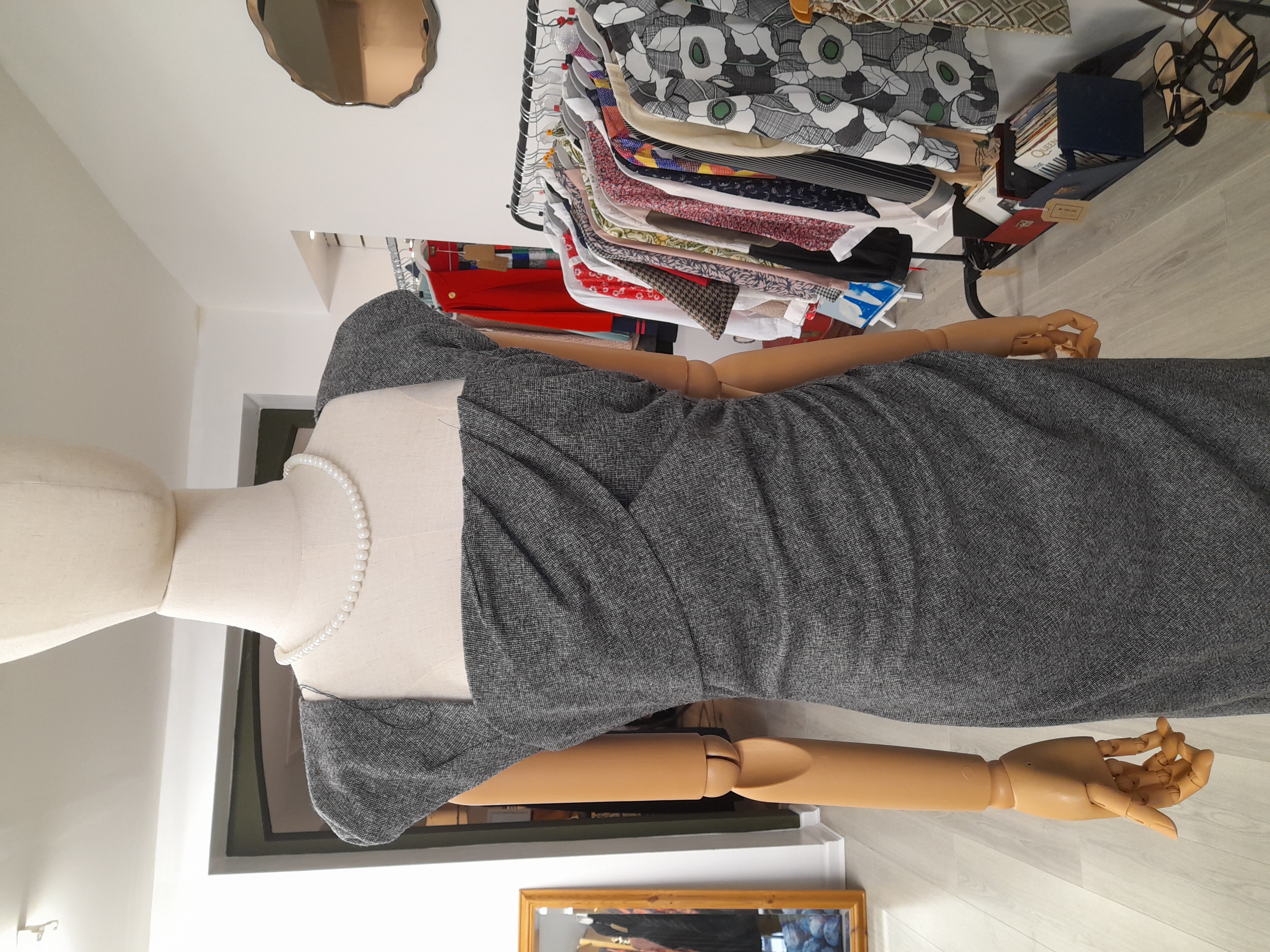 L. K Bennett Knee Length Wool Dress, Size 12