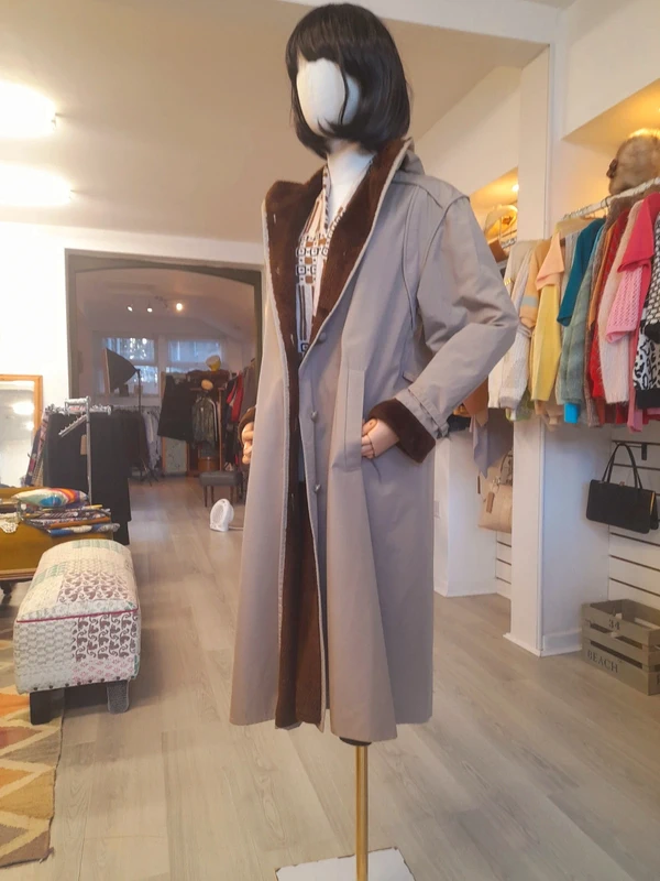 Vintage 70s Telemac Penny Lane Coat, Size M