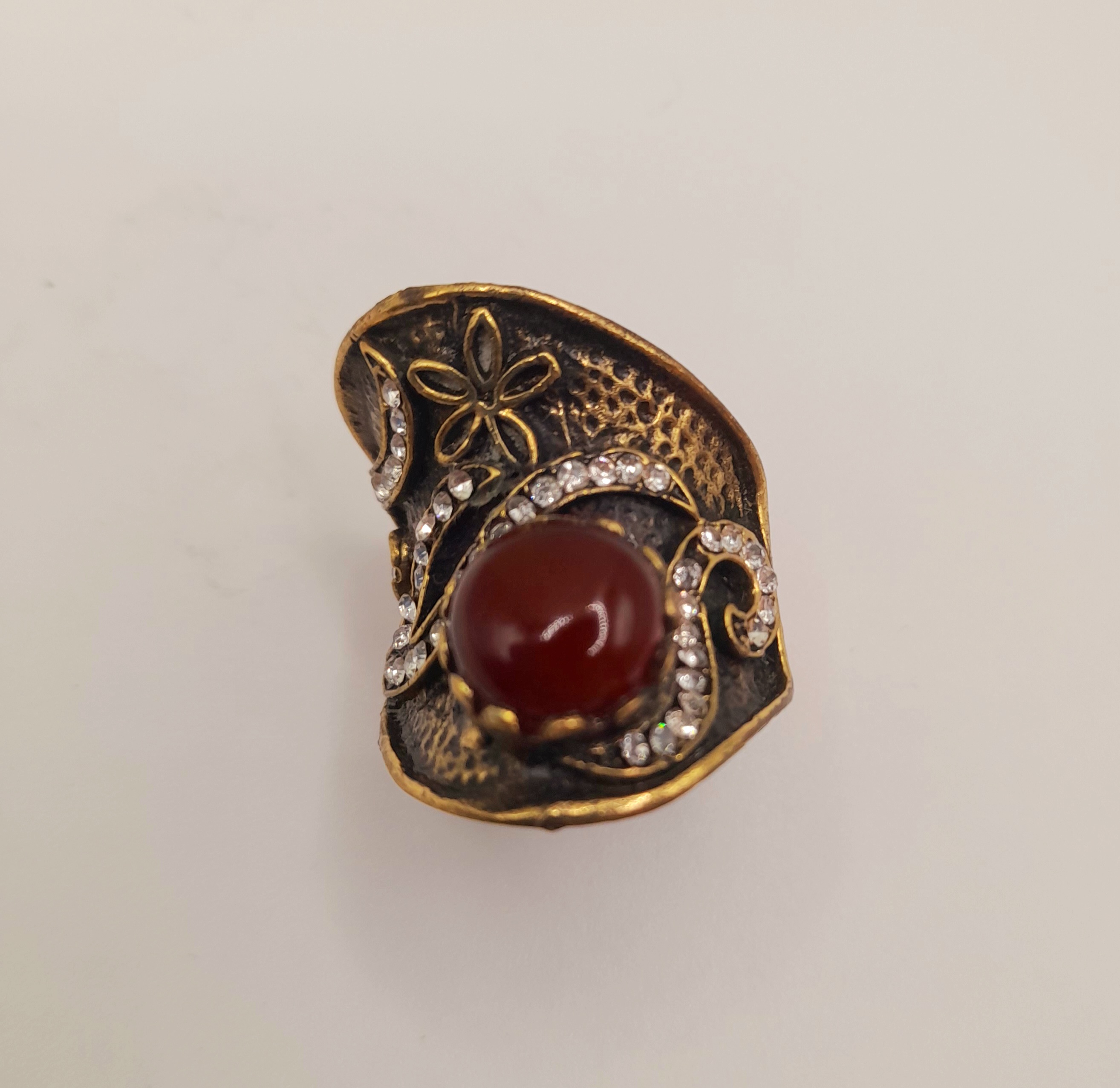 Vintage-style cocktail ring, Size P1/2 - Q1/2