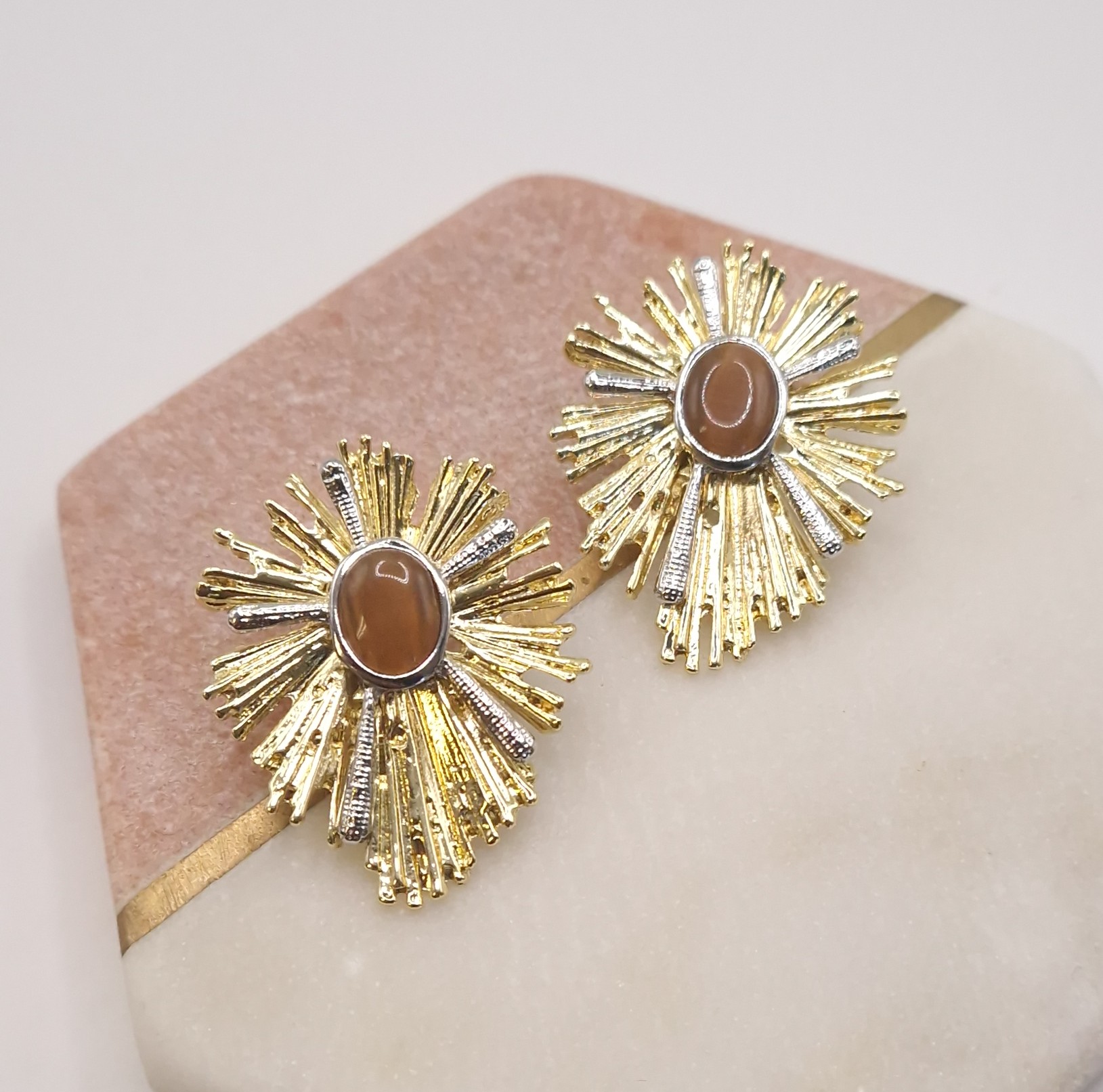 vintage style stud earrings