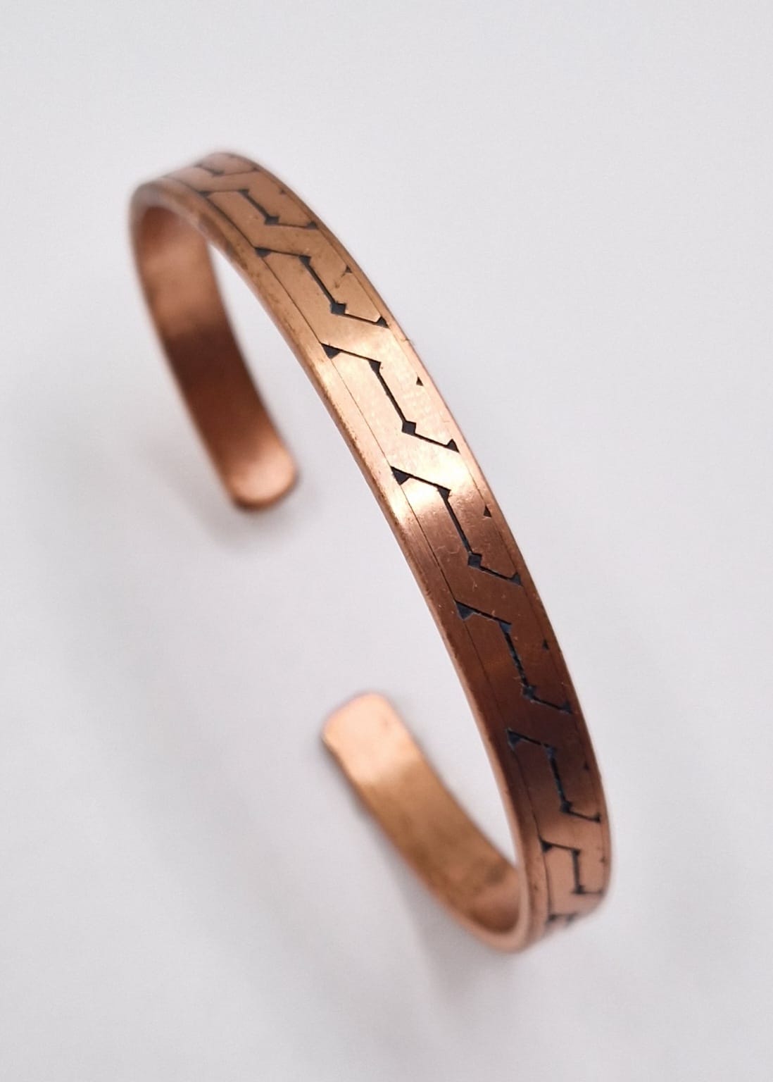 Minimalist Copper Bracelet - Adjustable Design