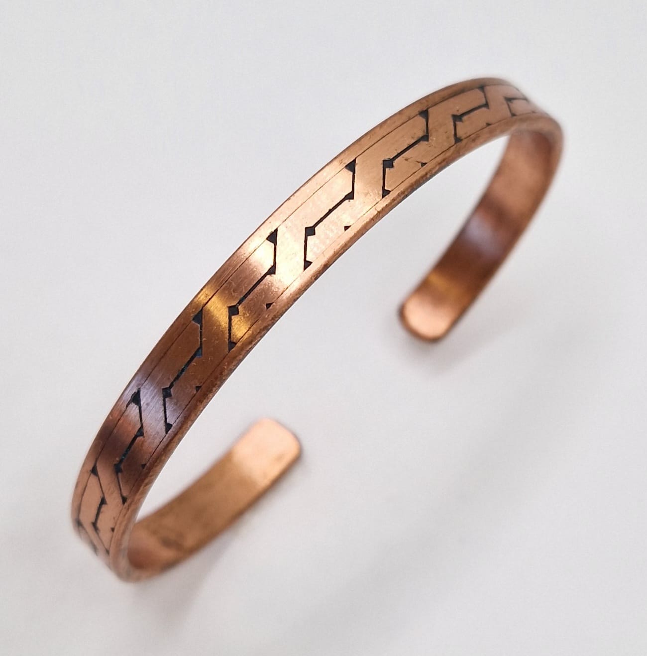 Minimalist Copper Bracelet - Adjustable Design