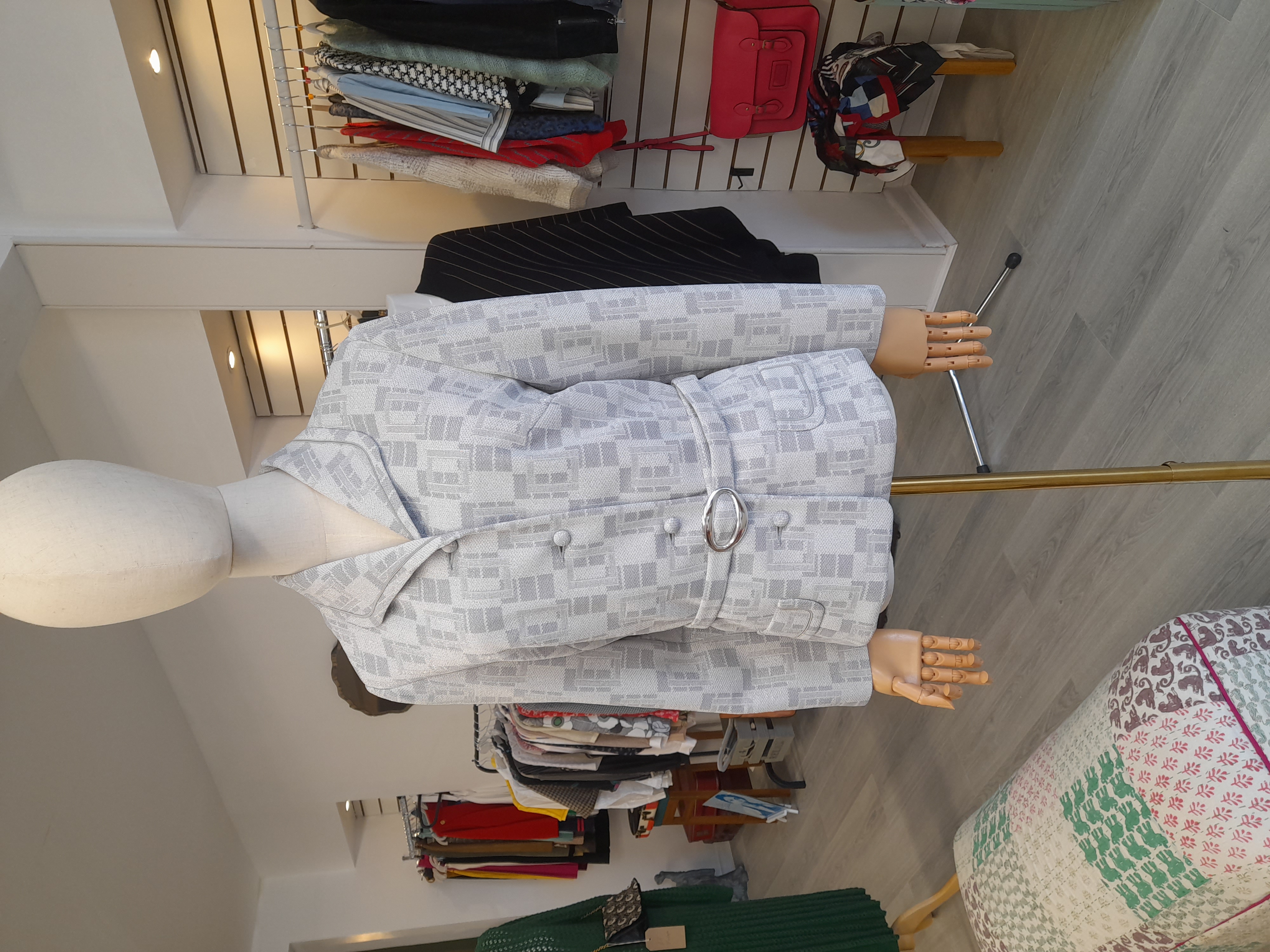 3 Shades of Grey Vintage Jacket, Size 8 to 10