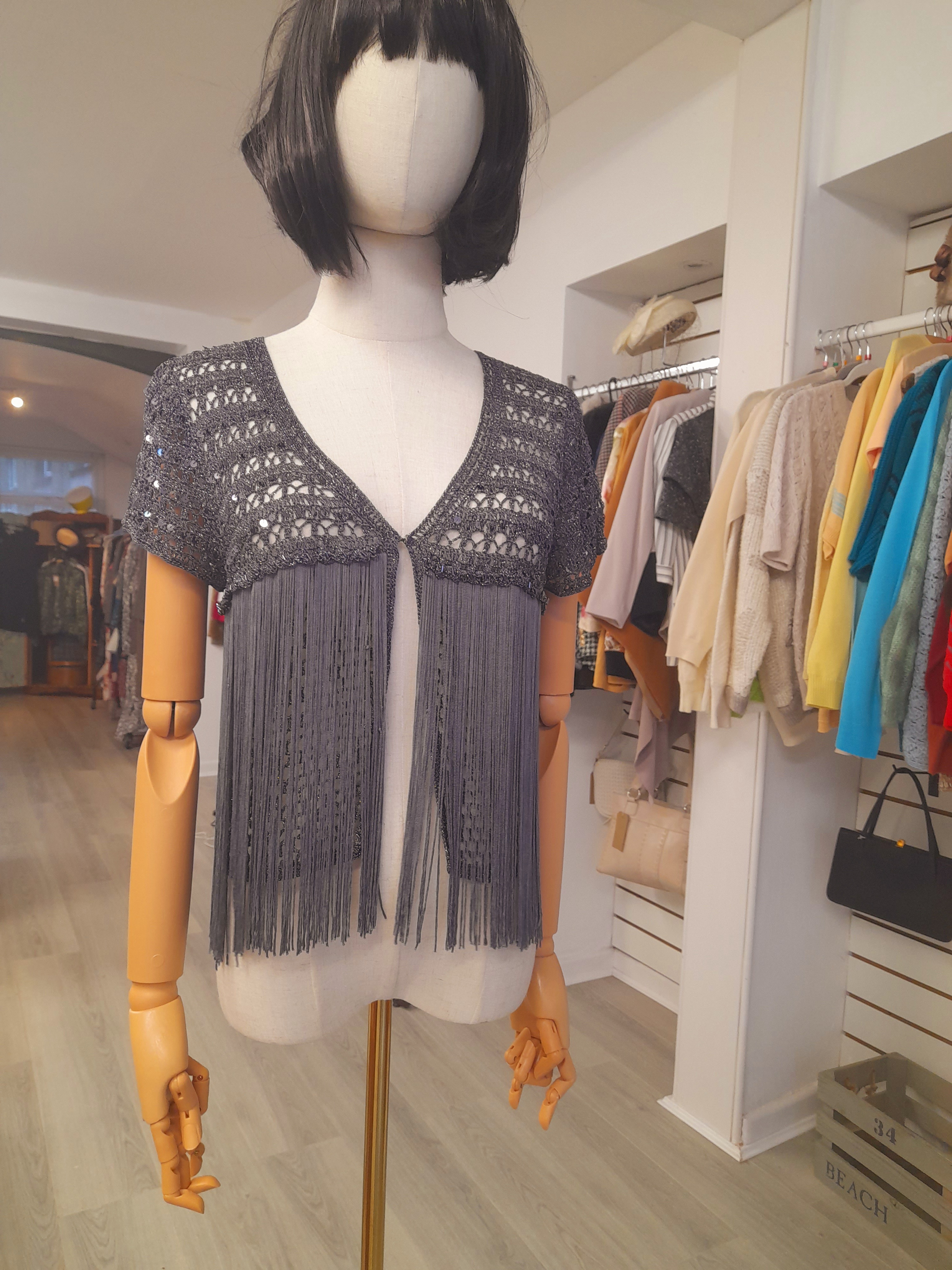 South Open Front Bolero with Fridge Hem, Size S