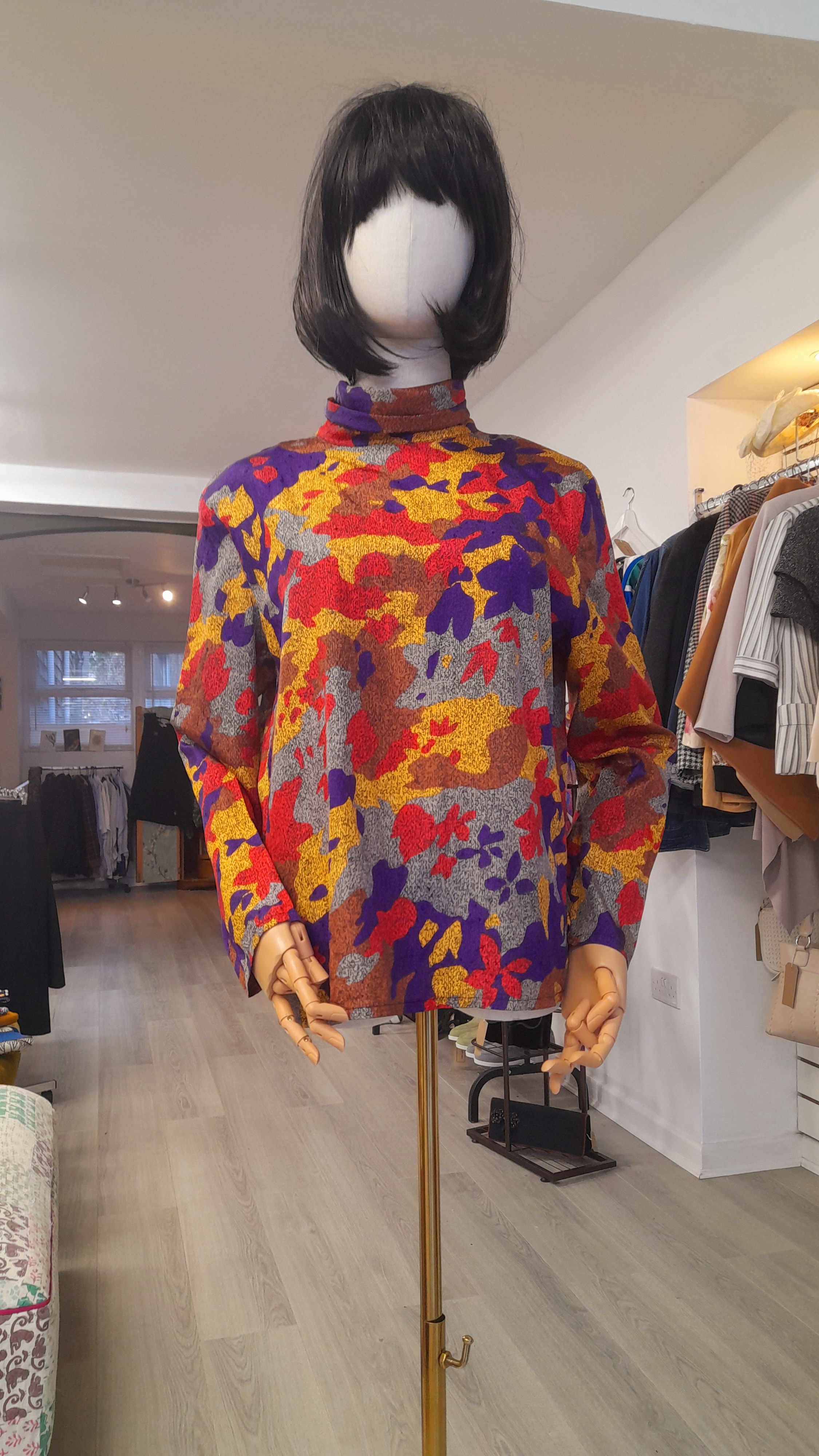 Vintage 80s Beaujolais Blouse, Size M to L 