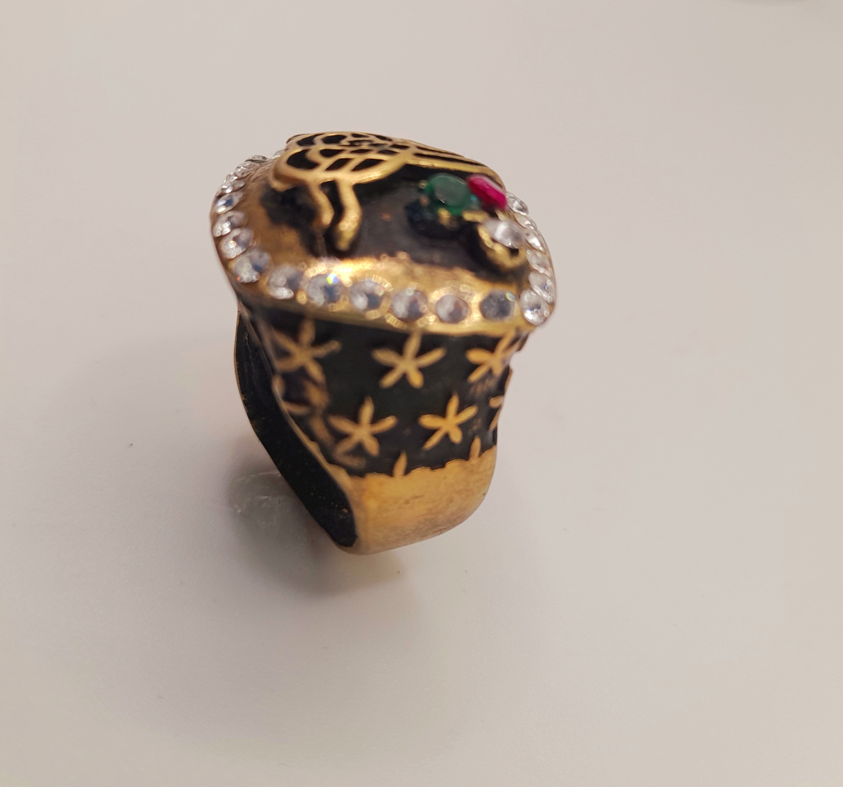 Vintage-style Cocktail Ring, Size  P 1/2 - Q 1/2