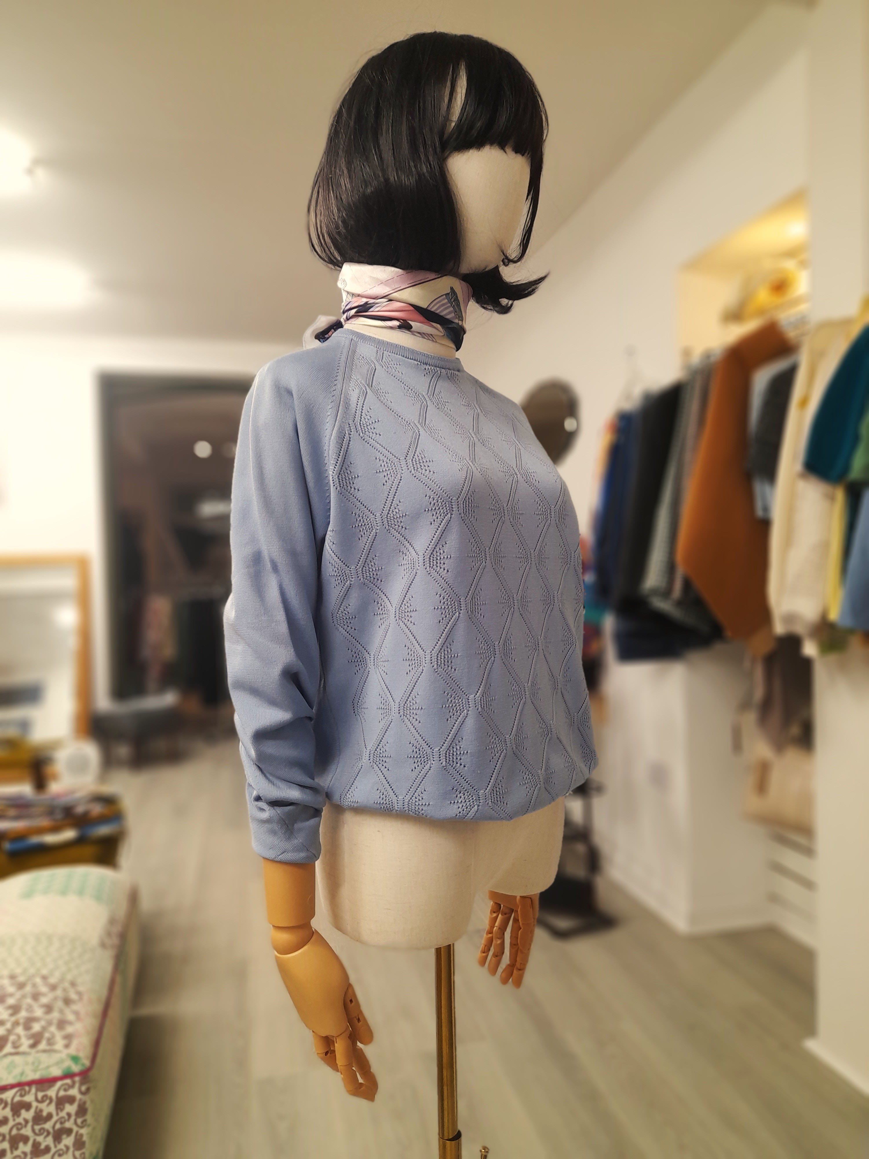 Vintage 60s, 70s Keynote Crew Neck Jumper, Size S