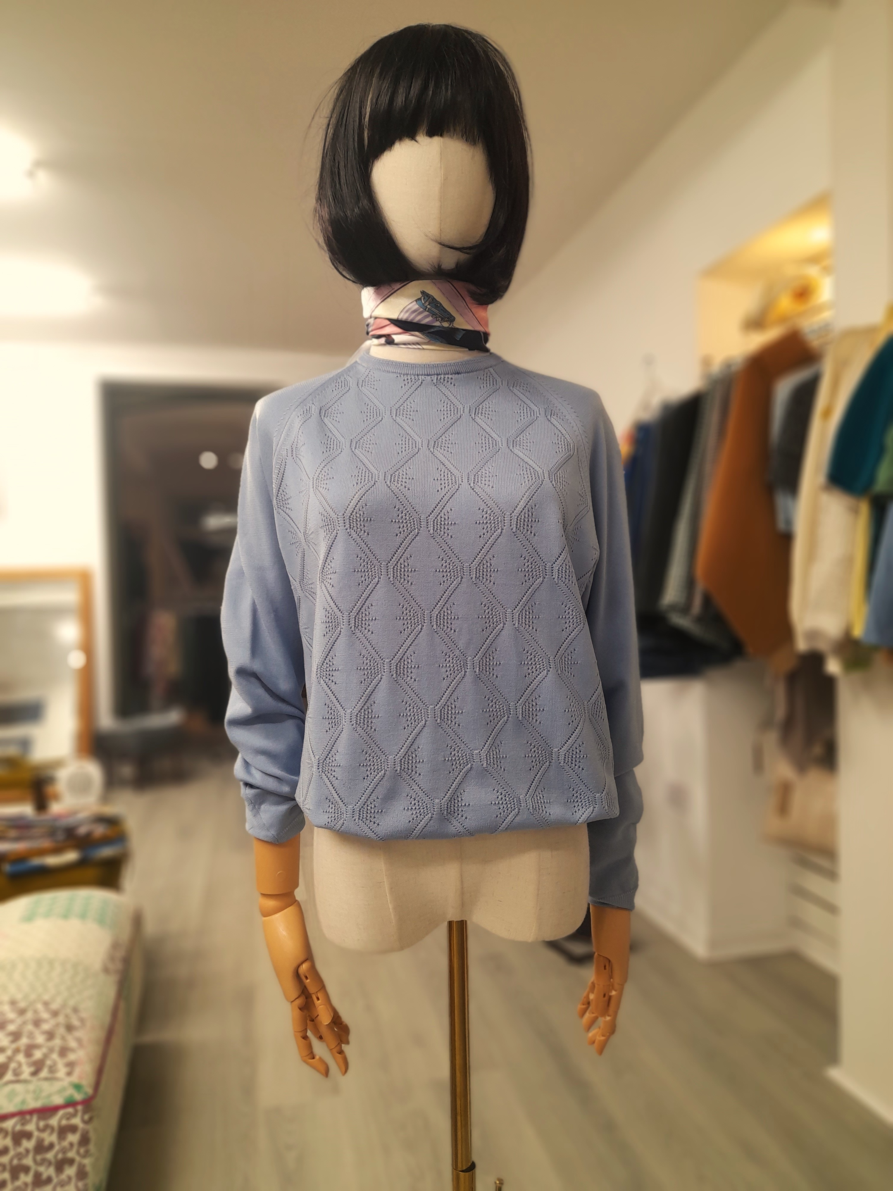 Vintage 60s, 70s Keynote Crew Neck Jumper, Size S